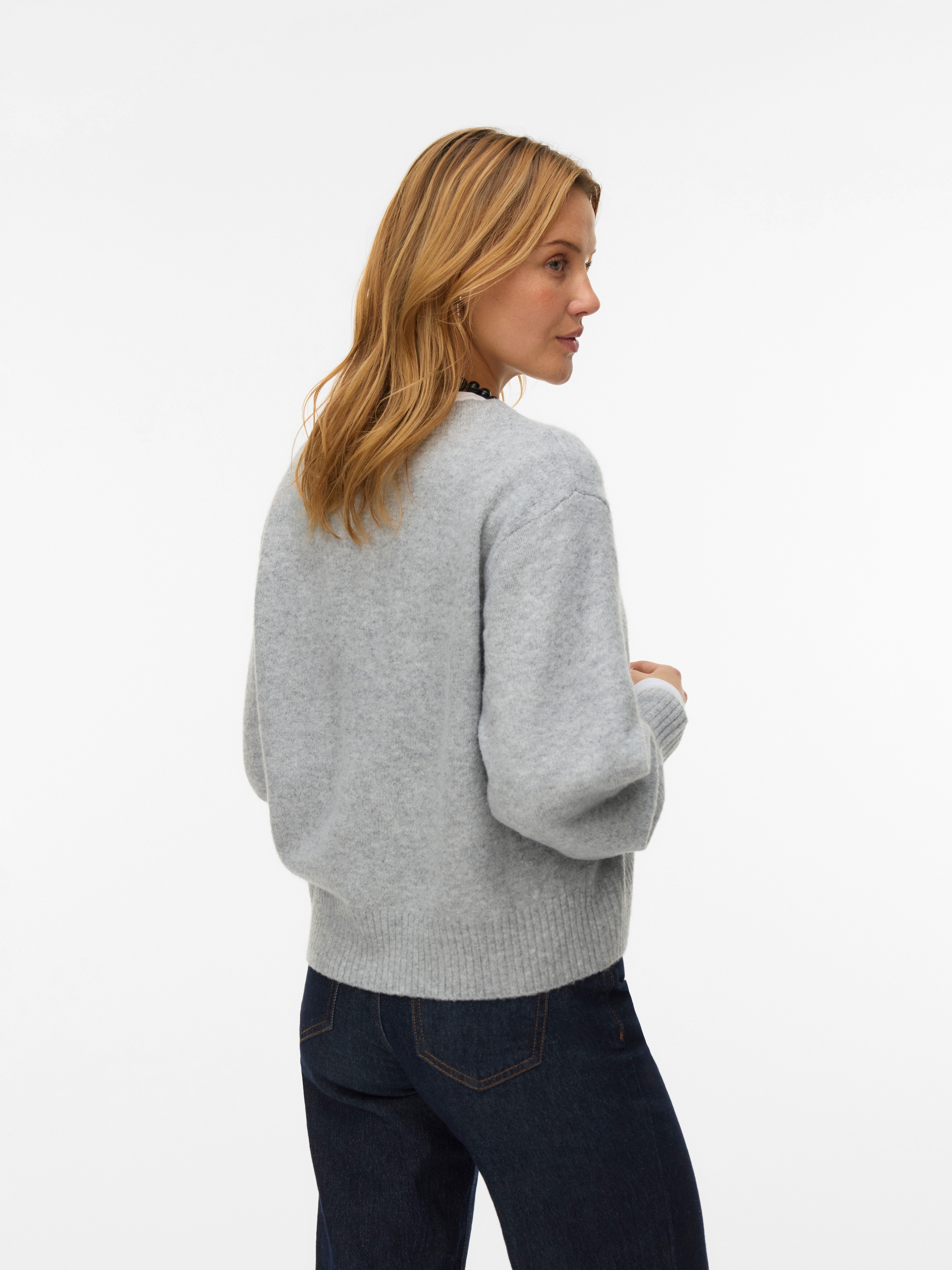 Vero Moda V-Ausschnitt-Pullover »VMBOOM LS V-NECK PULLOVER NOOS«