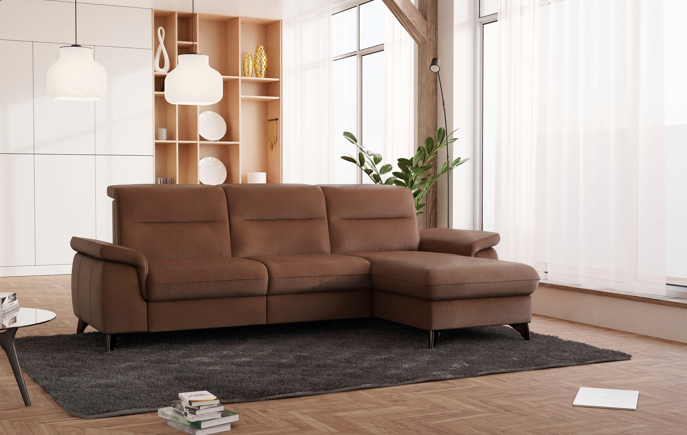 sit&more Ecksofa »Astoria L-Form«, wahlweise mit motorischer Relaxfunktion günstig online kaufen