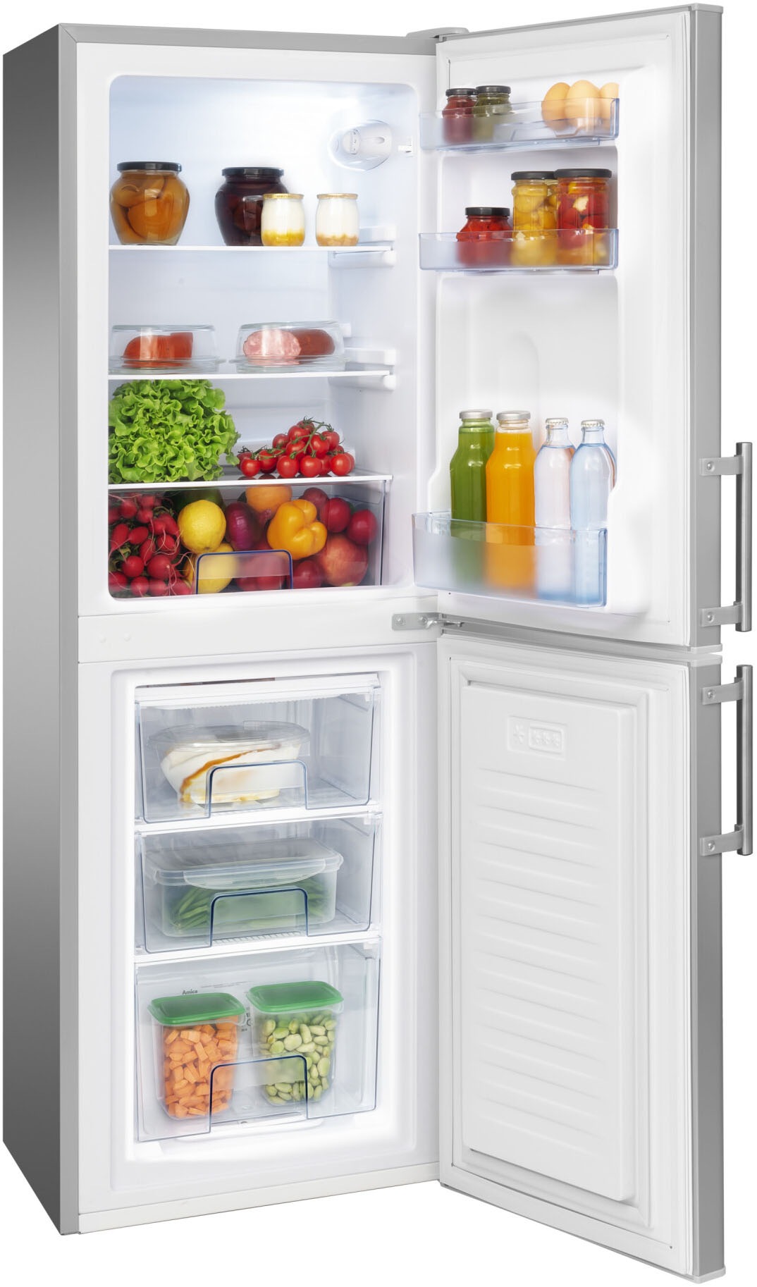 Amica Kühl-/Gefrierkombination »KGC384 111 E« 148 cm hoch 52 cm breit günstig online kaufen