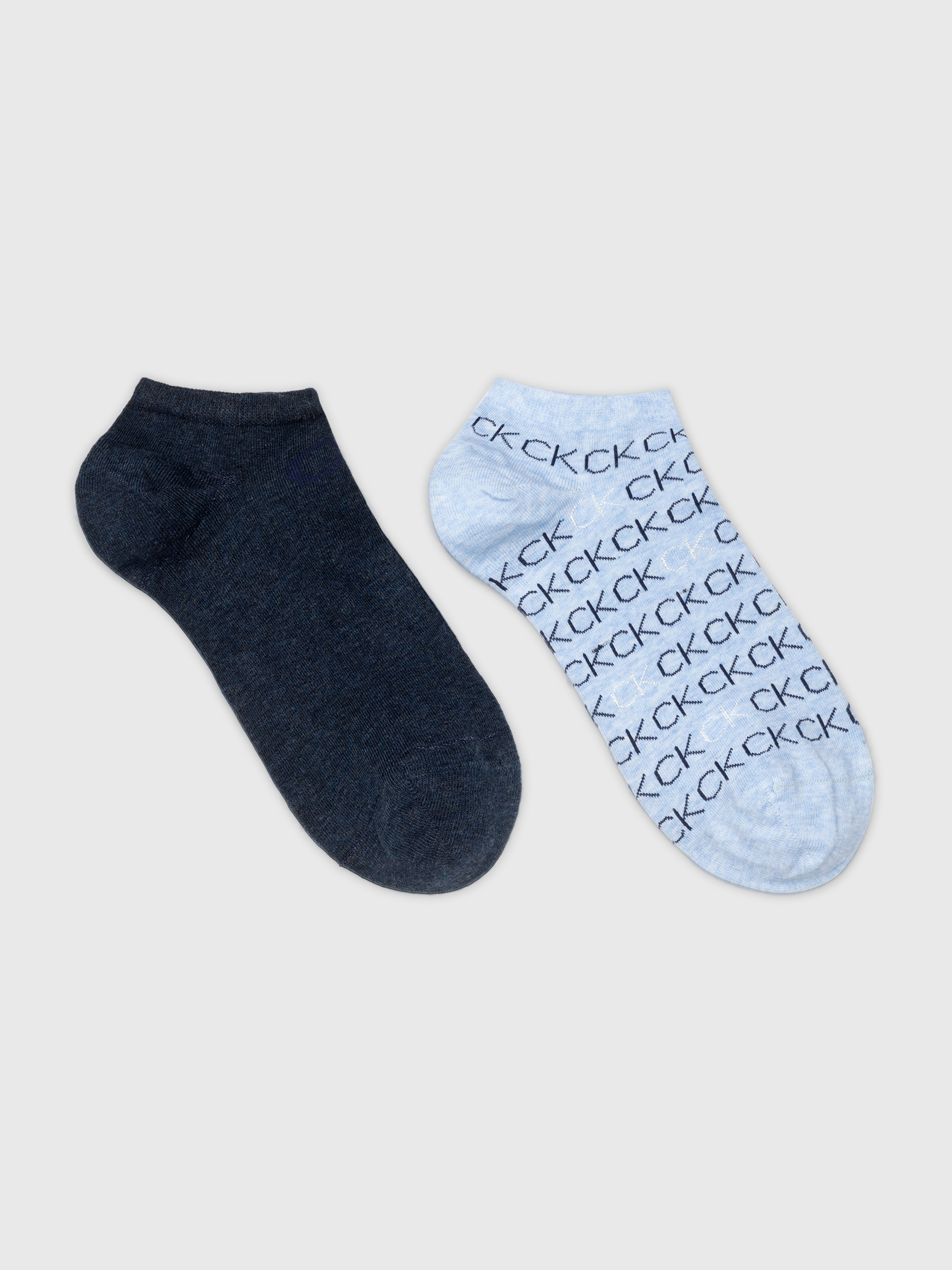 Calvin Klein Jeans Sneakersocken »CK WOMEN SNEAKER 2P ALL OVER LOGO«, (2 Paar), Flache Zehennaht