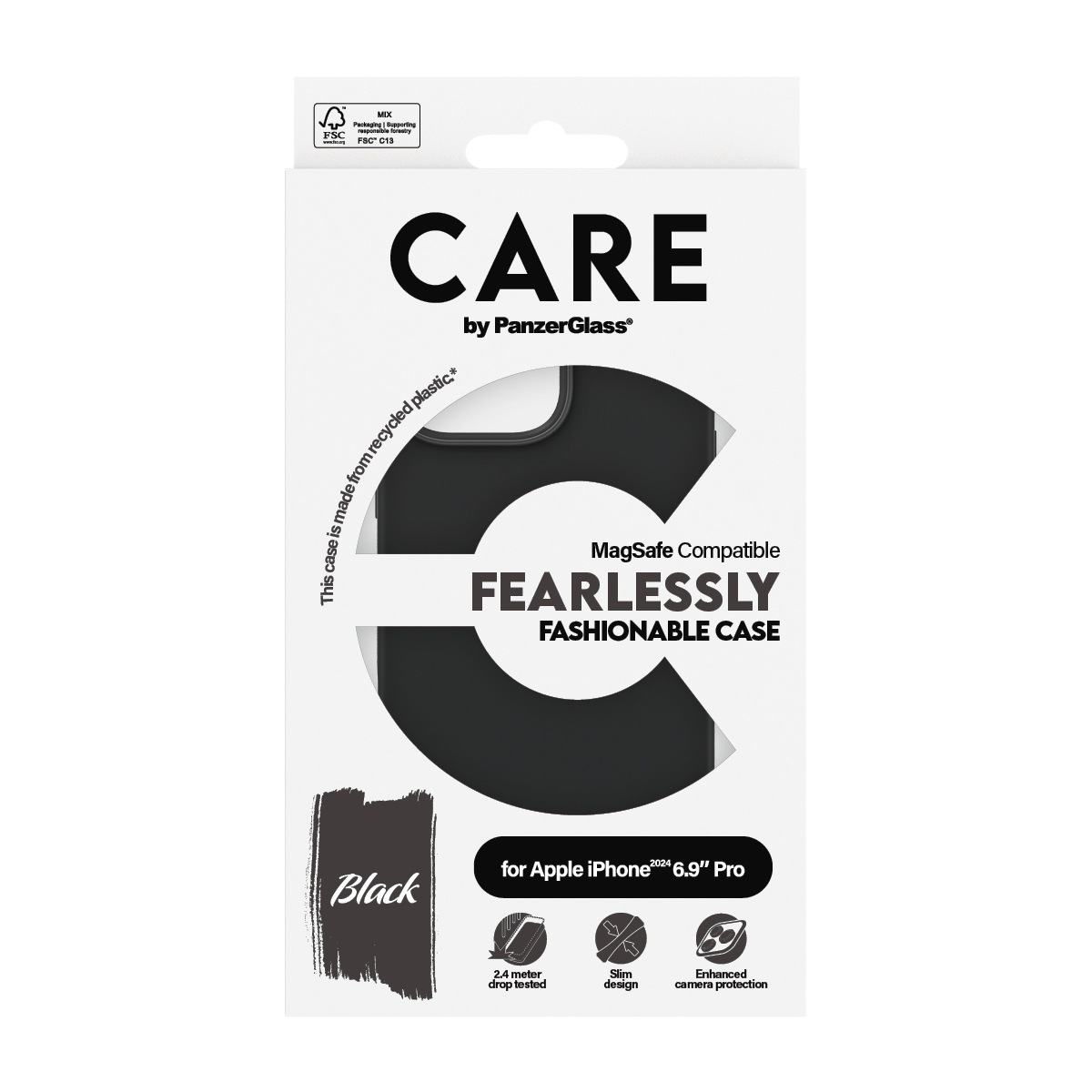 CARE by PanzerGlass Handyhülle »Fashionable Case für Apple iPhone 16 Pro Max«, Backcover, Schutzhülle, Handyschutzhülle, Case, Schutzcase, stoßfest