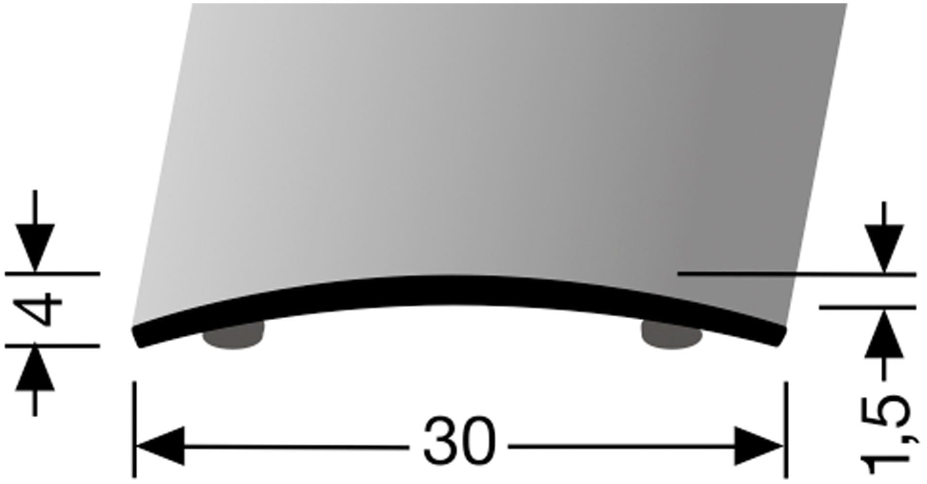 Küberit Übergangsprofil »Übergang 459 SK«, BxL: 3x100 cm, selbstklebend