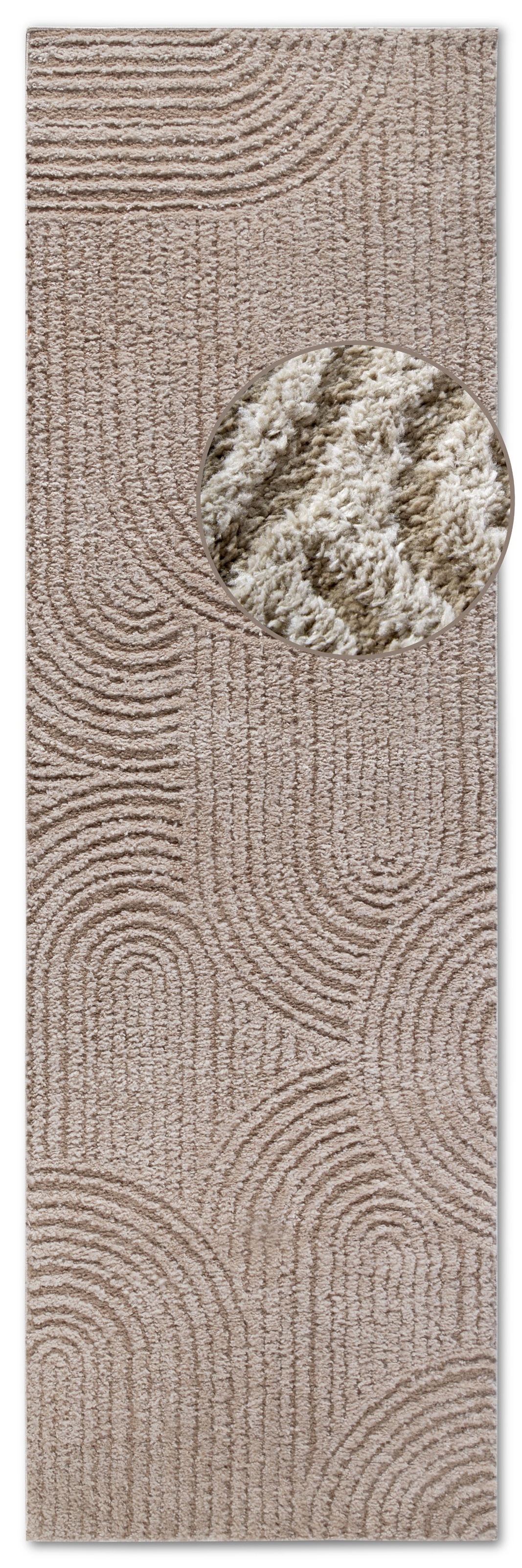 ELLE DECORATION Designteppich »Chappe«, rechteckig, 18 mm Höhe, Shaggy, Läu günstig online kaufen