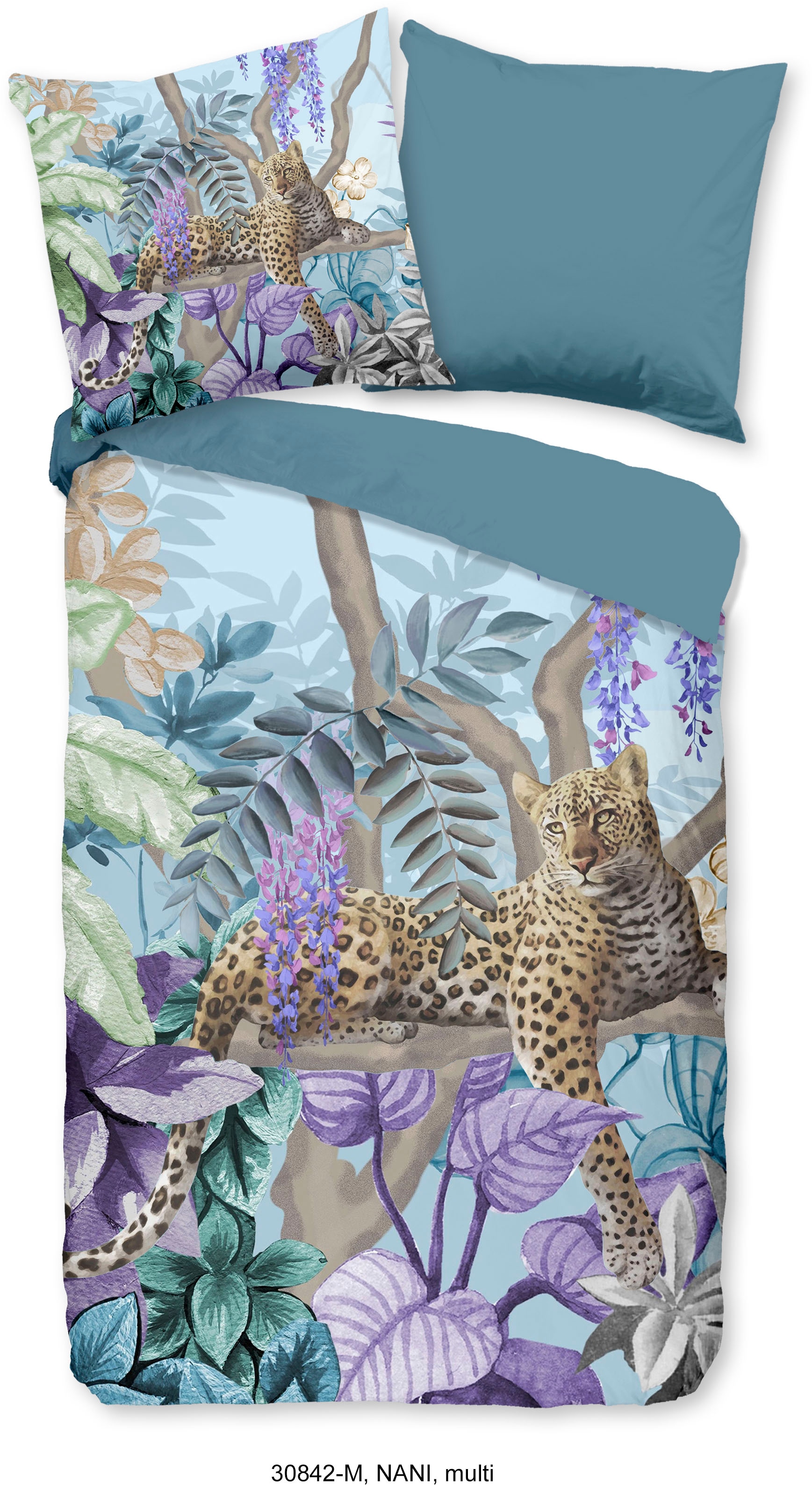 PURE luxury collection Wendebettwäsche »Nani«, Mikrofaser, 135x200, Pflegel günstig online kaufen