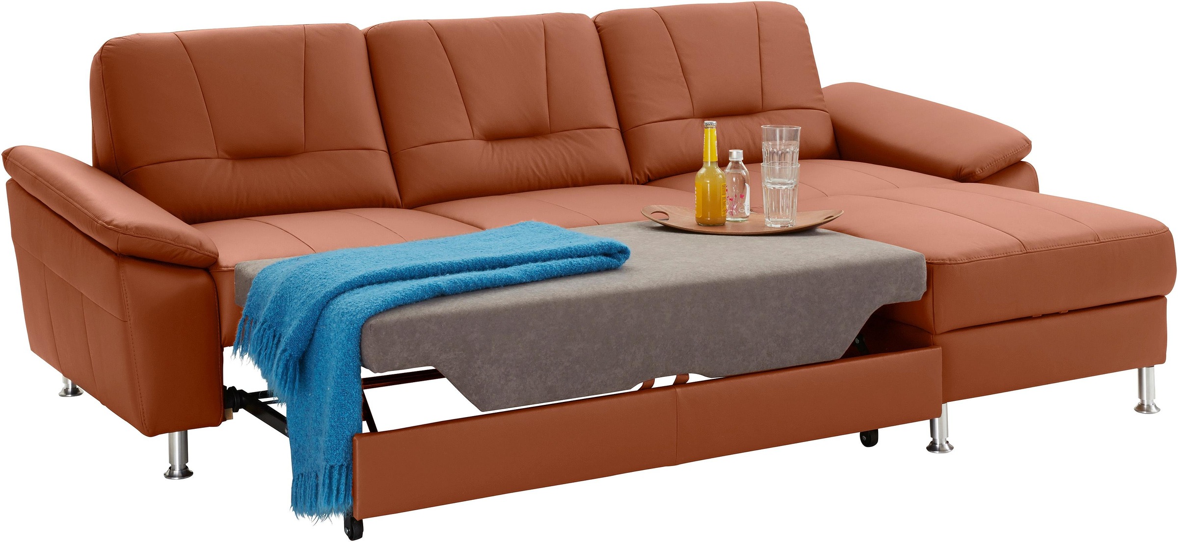 Rechnung sofa fashion Bettfunktion - Ecksofa, exxpo wahlweise auf mit bestellen