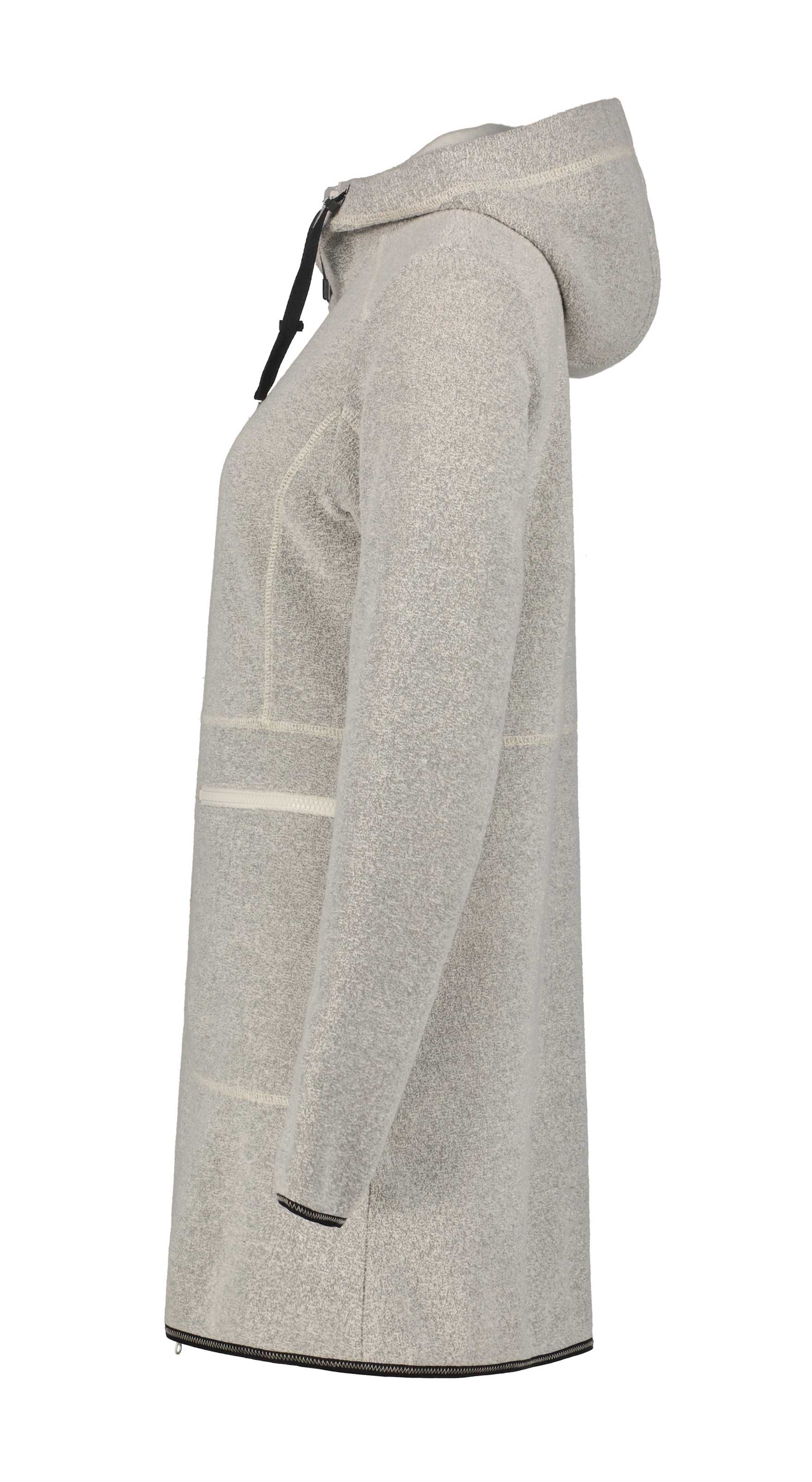 Icepeak Fleecejacke »AMES« sportlicher Stil, mit Kapuze und Kordelzügen