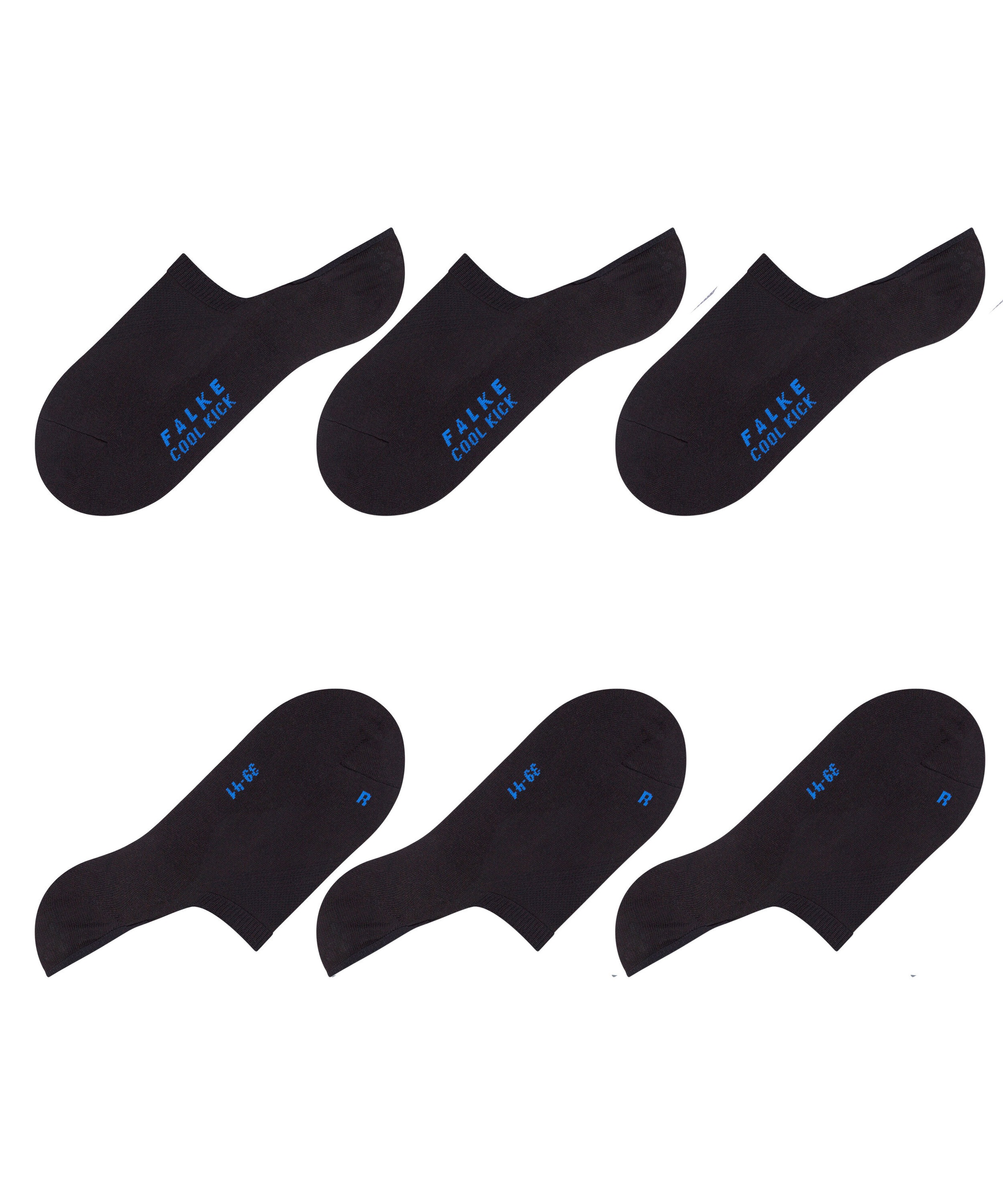 FALKE Füßlinge »Cool Kick« 3 Paar,  für Kinder, mit High-Cut-Ausschnitt, aus Funktionsmaterial, 3er-Pack