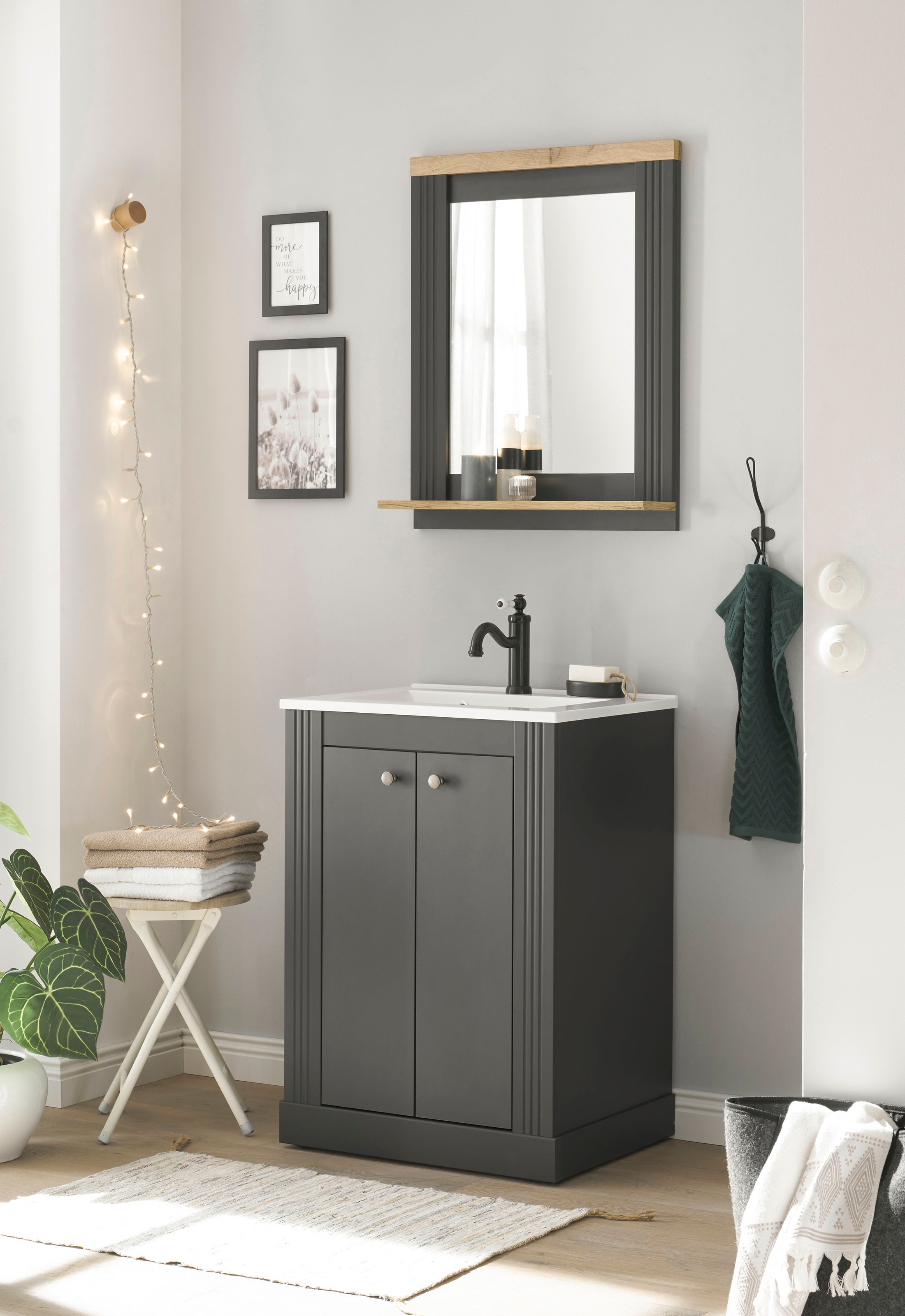 Home affaire Badmöbel-Set »WESTMINSTER, Bad im Landhausstil, 2-teiliges Bad günstig online kaufen