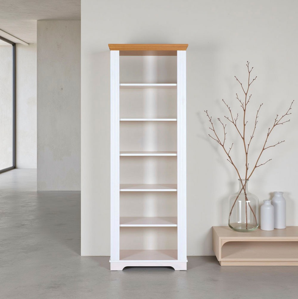 Inter Link Bücherregal »Bücherregal Maluno« 1 Stk. tlg. Kiefer Massiv, 6 Fä günstig online kaufen