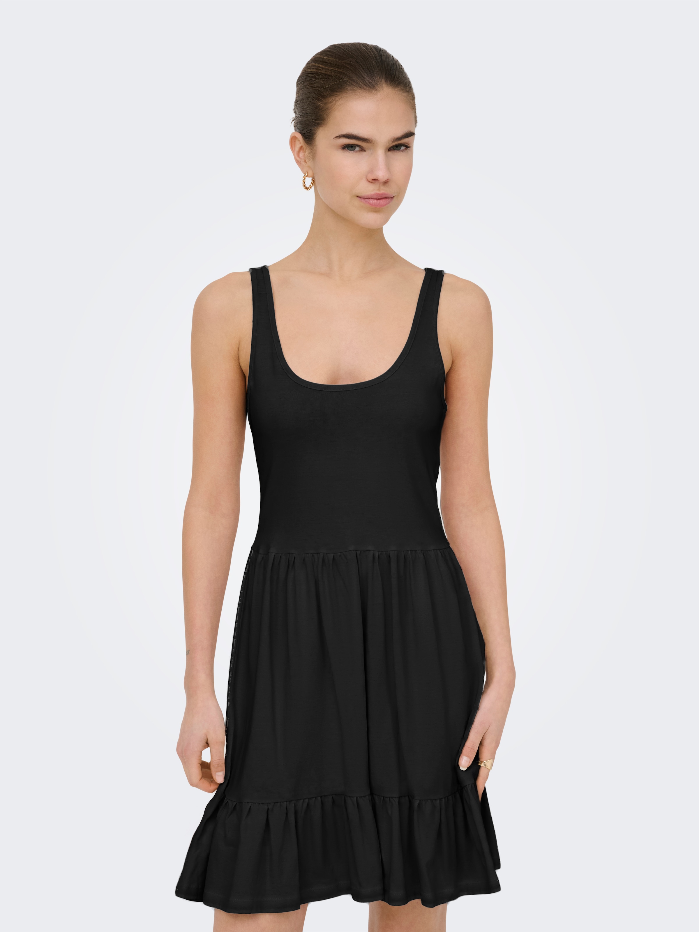 ONLY Minikleid »ONLBLOOM S/L SHORT DRESS JRS« Baumwolle, regular fit
