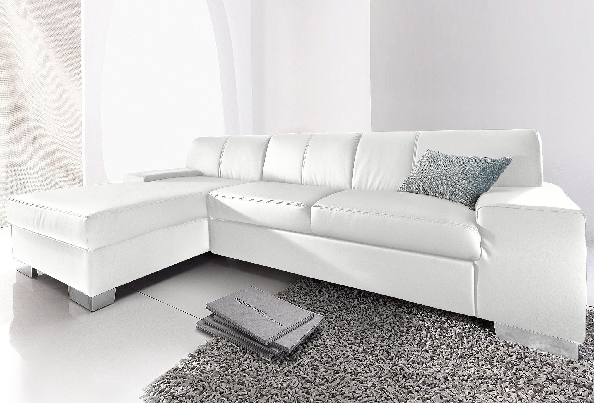 DOMO collection Ecksofa »Star, zeitlose Formensprache, elegante Optik, Brei günstig online kaufen
