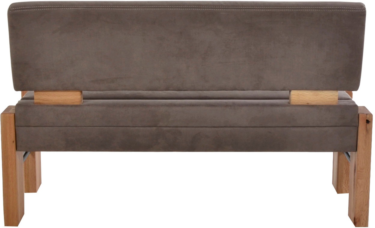 K+W Komfort & Wohnen Polsterbank gepolsterte Stauraumbank, Massivholz, in 2 günstig online kaufen