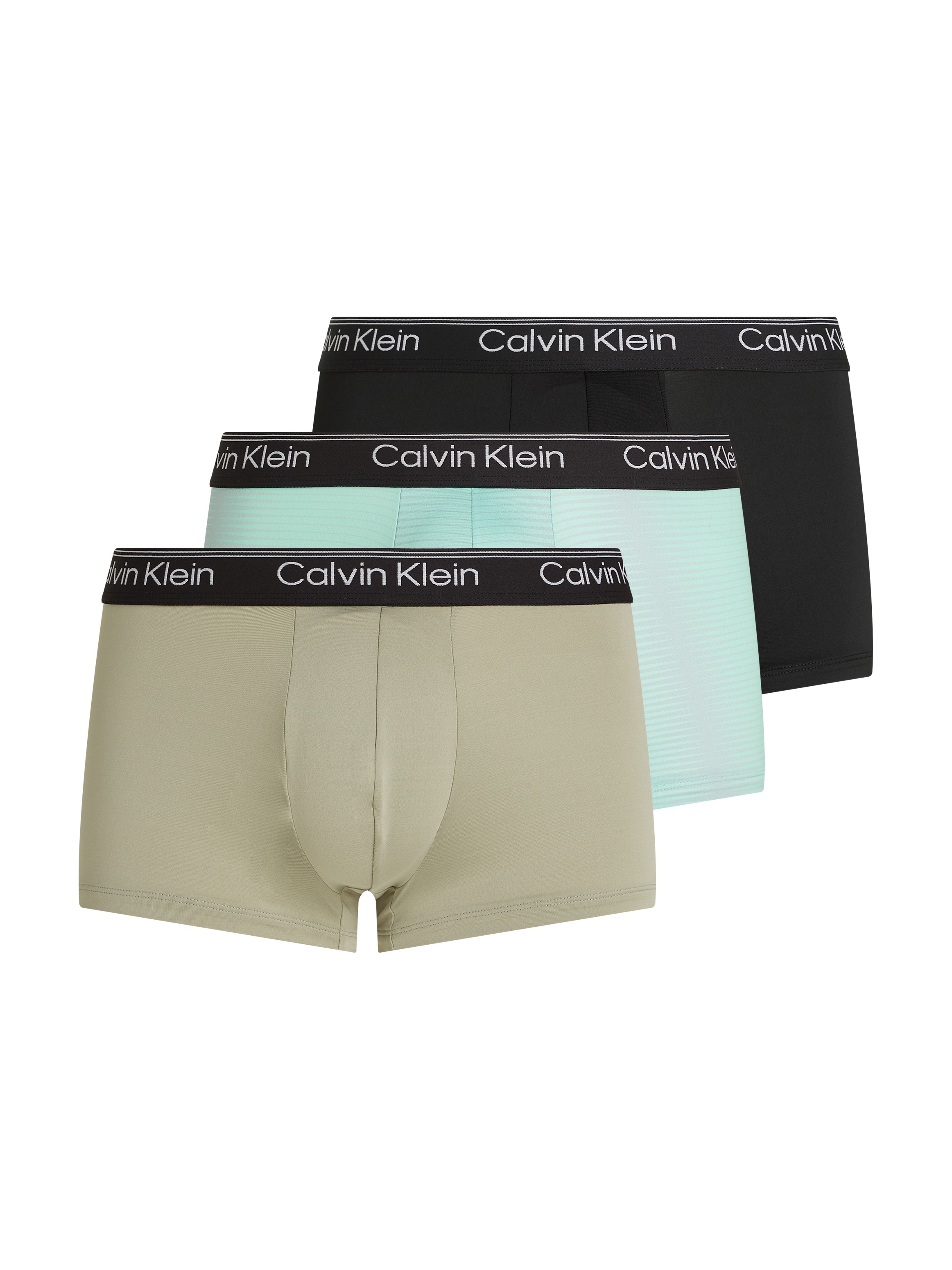 Calvin Klein Underwear Trunk »LOW RISE TRUNK 3PK«, (Packung, 3 St., 3er), mit Logo-Stretchbund