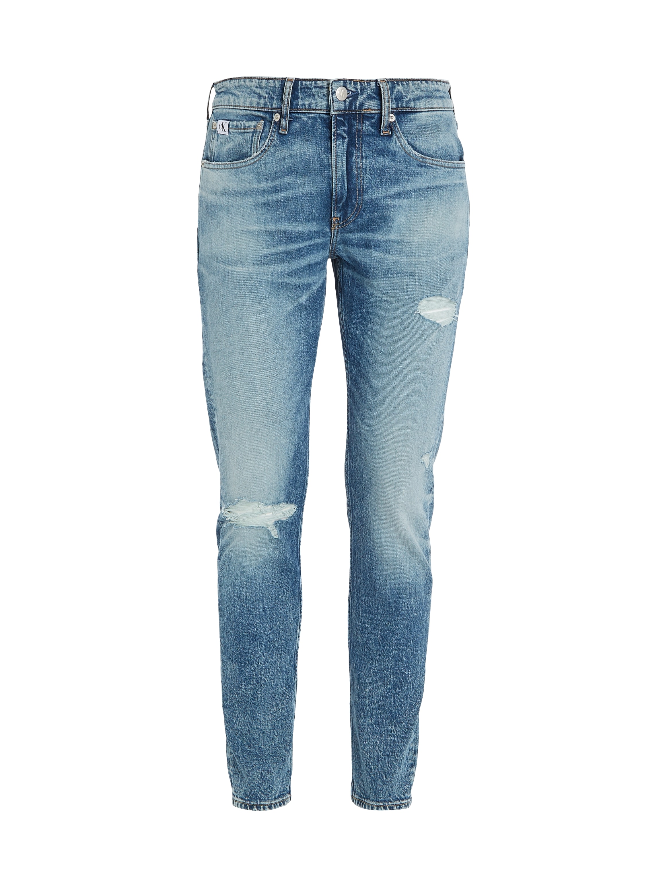 Calvin Klein Jeans Tapered-fit-Jeans »SLIM TAPER«, mit Leder-Badge