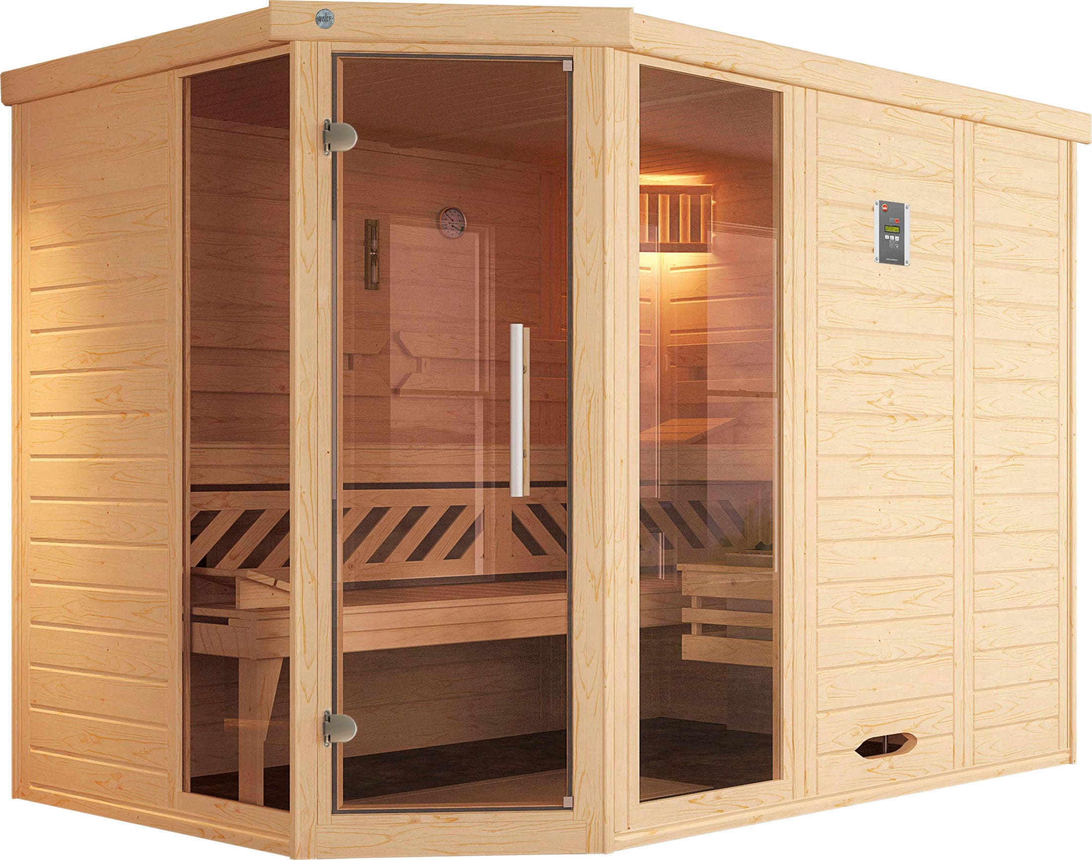 weka Sauna »Kemi«, 7,5 kW Bio-Ofen mit digitaler Steuerung