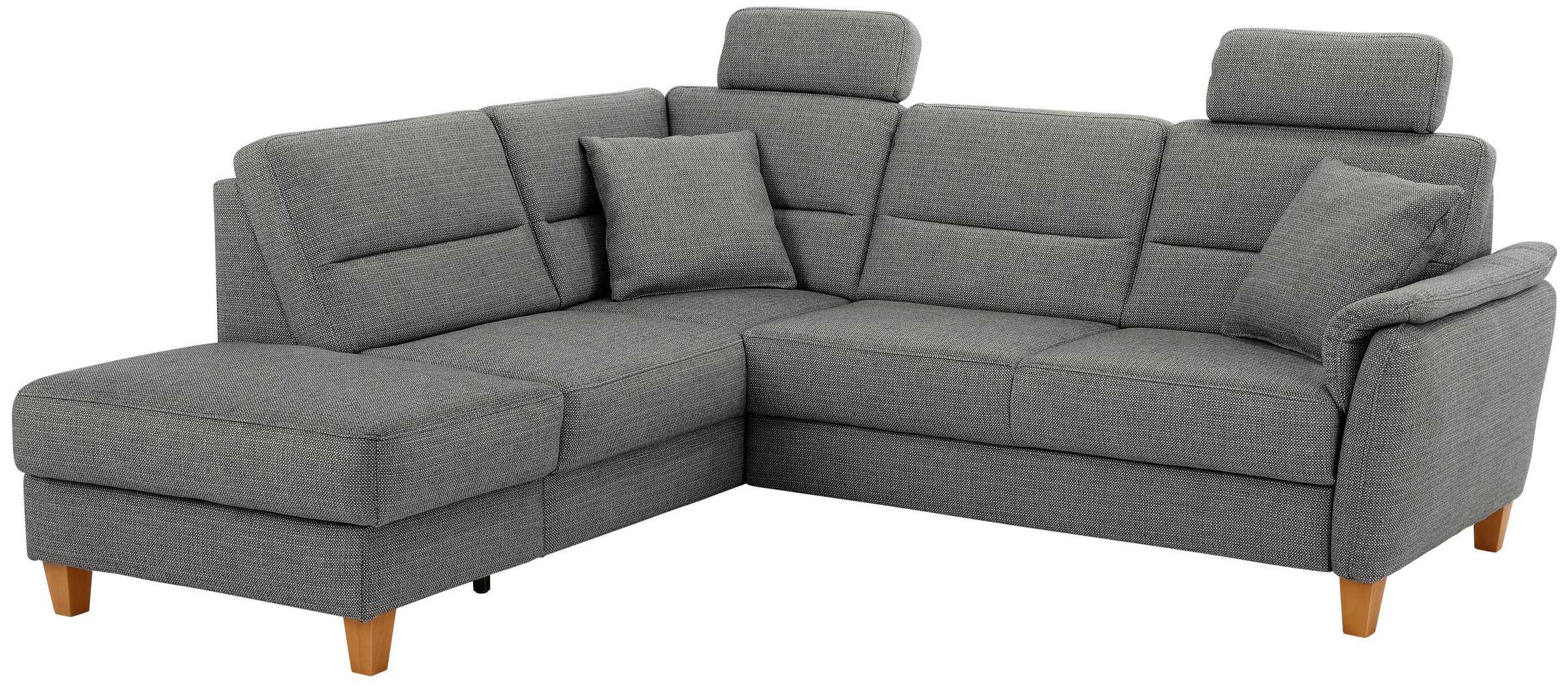 Home affaire Ecksofa »Palmera L-Form«, Federkern, wahlweise mit Bettfunktion und mit/ohne Stauraum