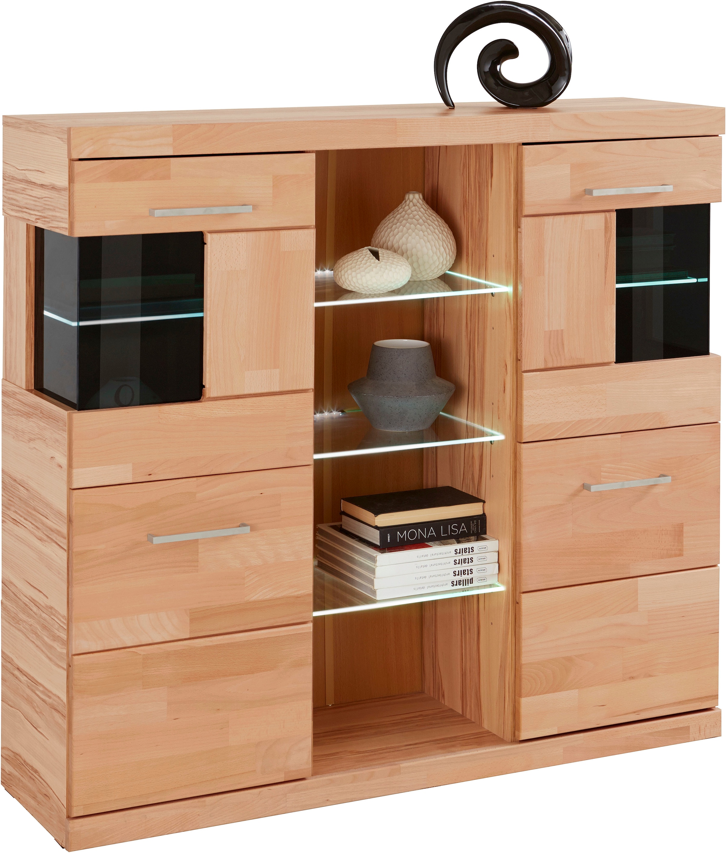 kaufen Breite Highboard cm online Woltra »Ribe«, 125