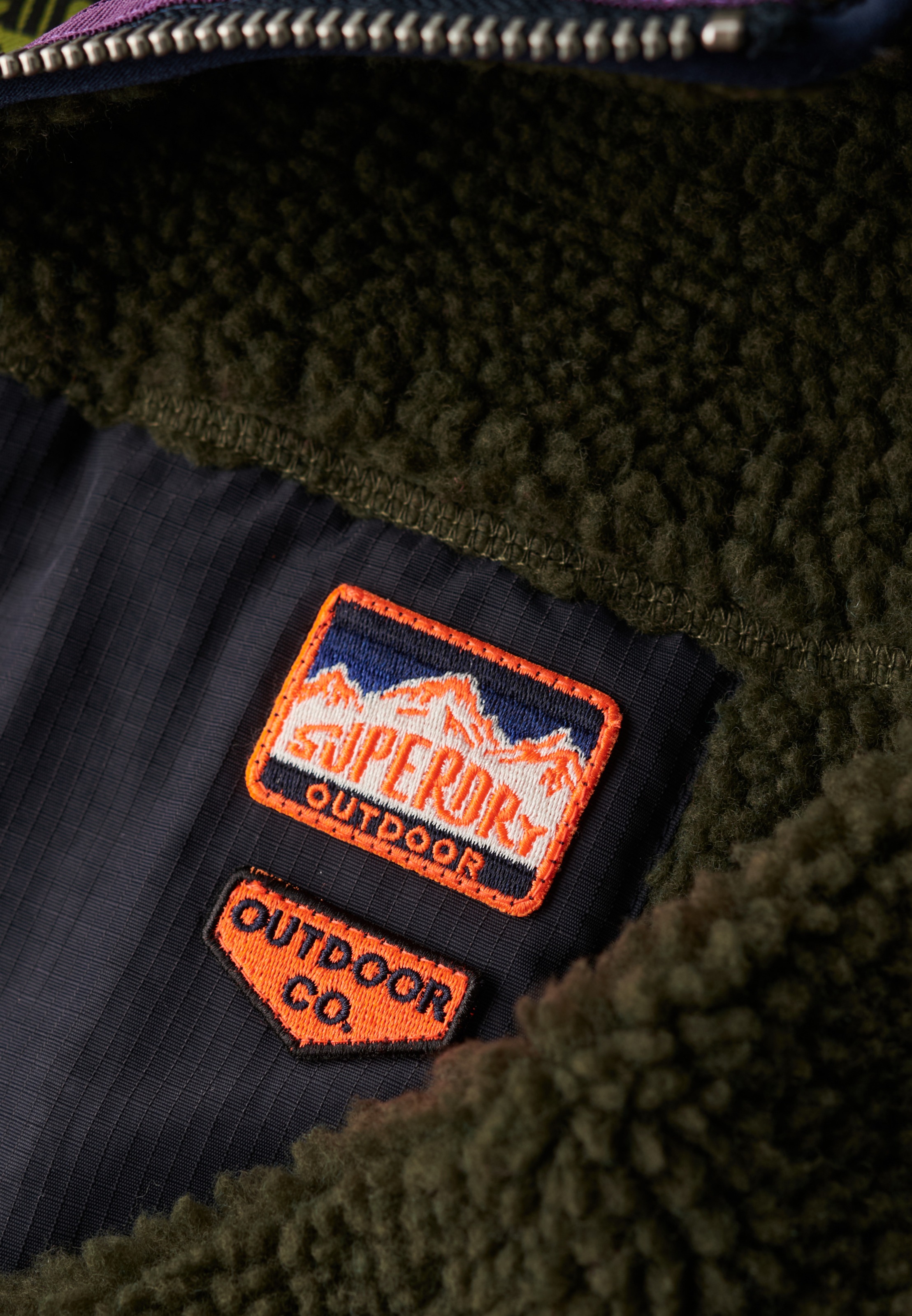 Superdry Fleecepullover »VINTAGE RETRO HALF ZIP FLEECE«
