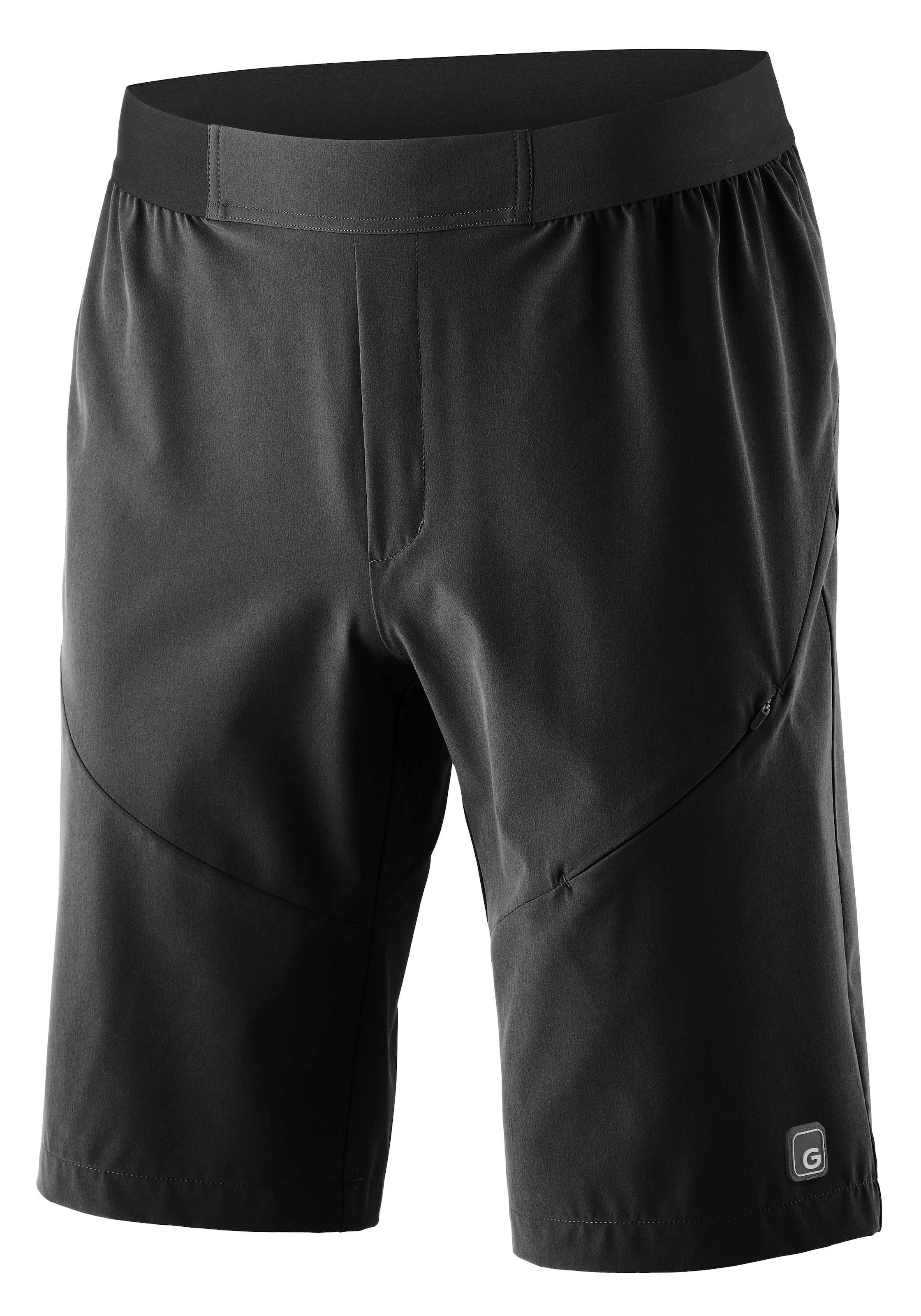 Gonso Fahrradhose »SIMPLITO«, Herren Bike-Shorts, leichte Radhose mit elastischem Bund und RV-Tasche