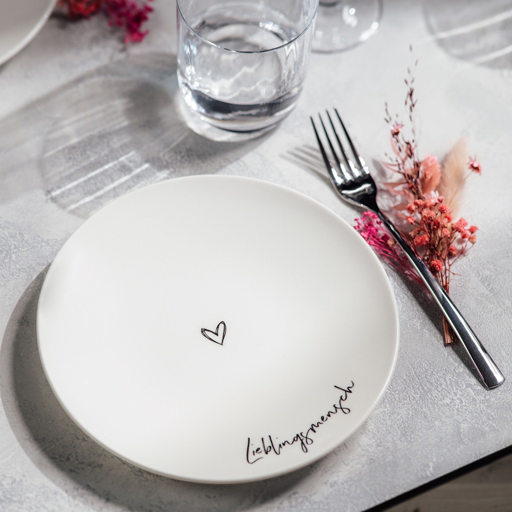 Villeroy & Boch Frühstücksteller »Frühstücksteller Lieblingsmensch Statemen günstig online kaufen