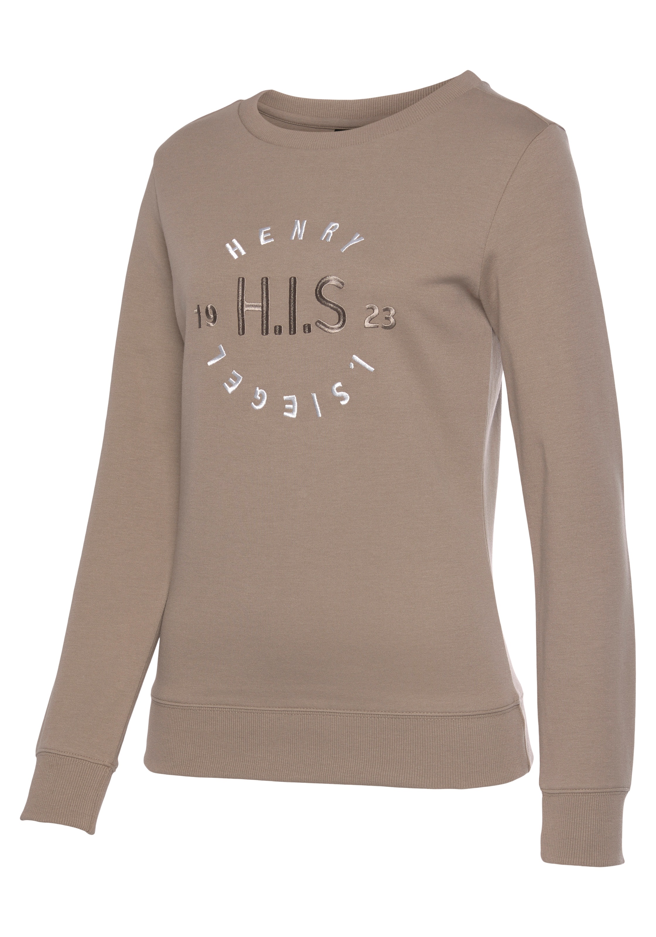 H.I.S Sweatshirt, mit großer Logo Stickerei, Loungeanzug