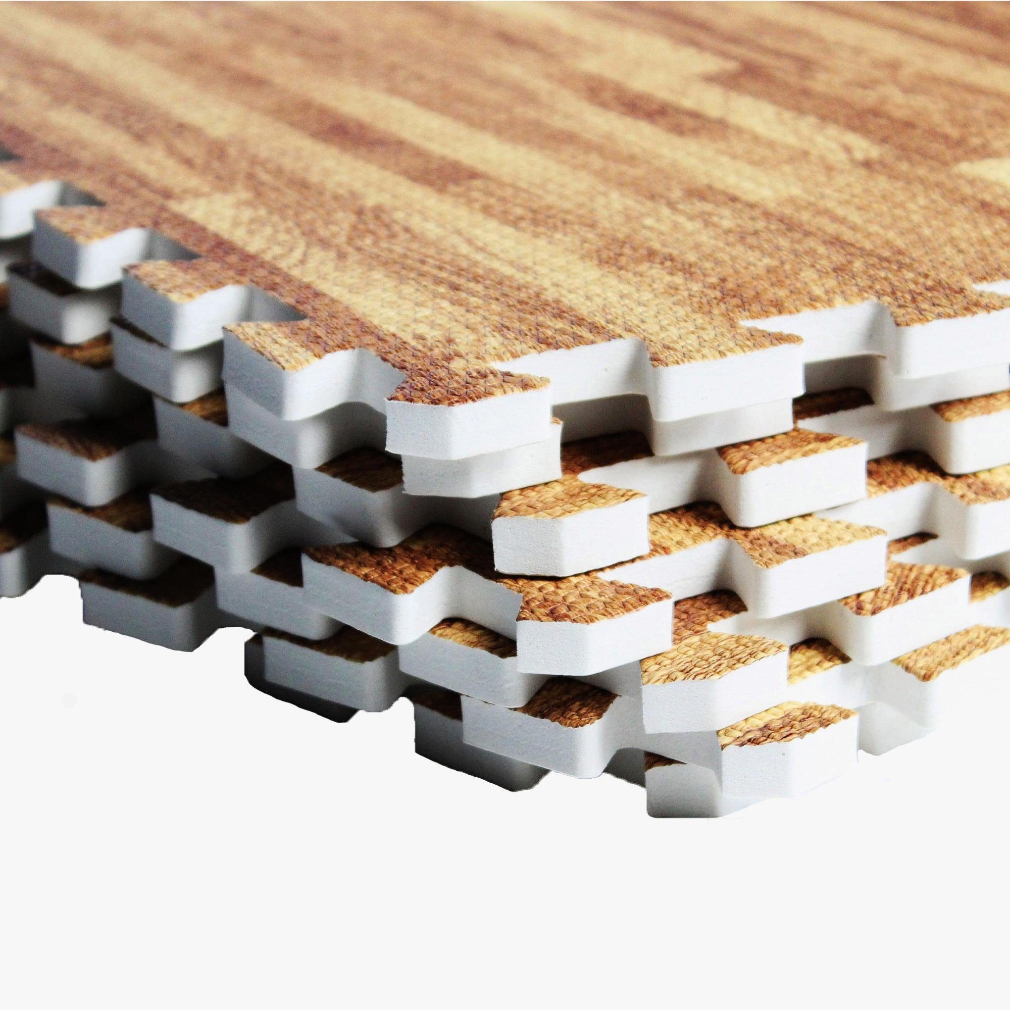 GORILLA SPORTS Bodenschutzmatte »Schutzmattenset Holzoptik«, acht (Set, 8 kaufen St.) online mit Teilen