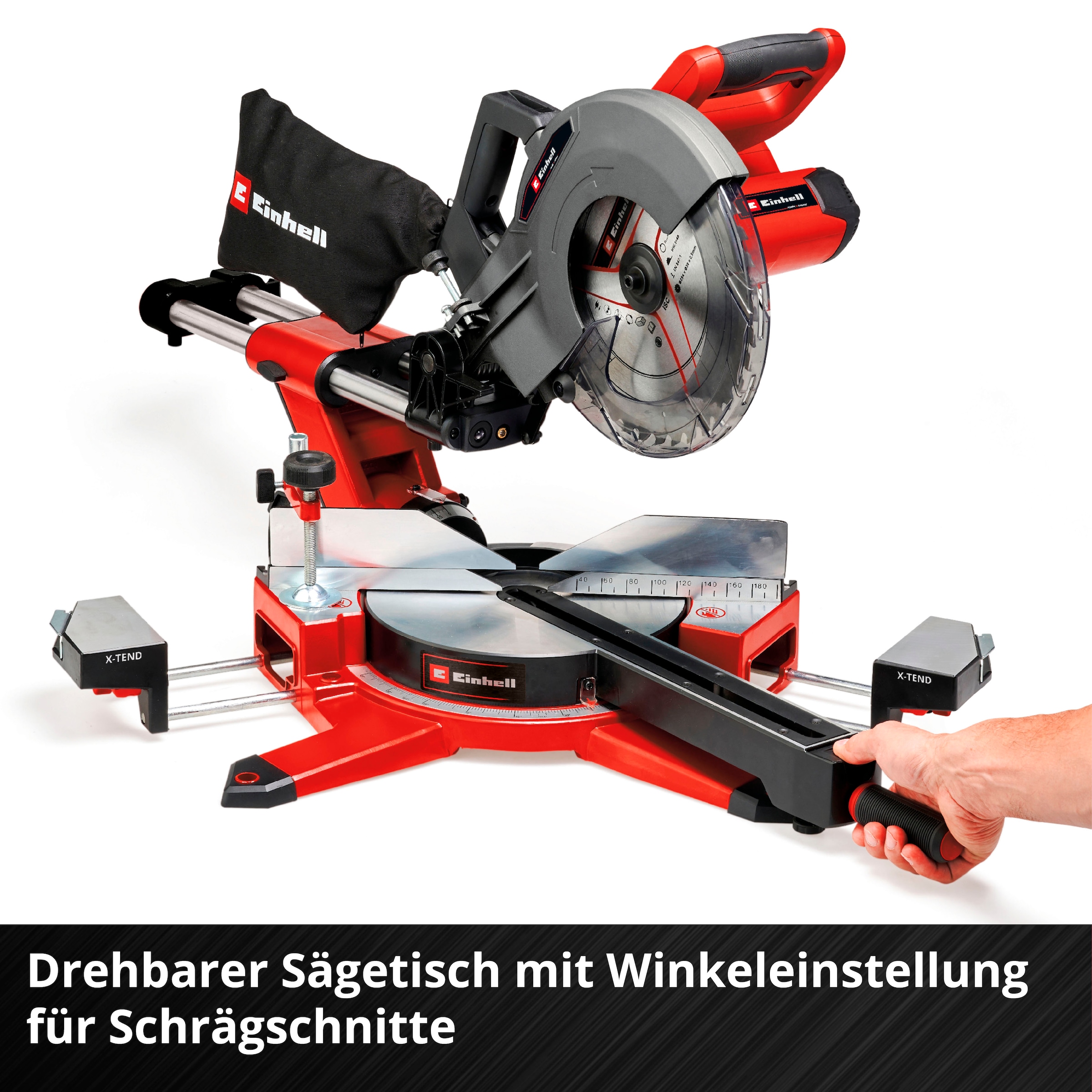 Einhell Kapp- und Gehrungssäge »TE-SM 36/10 L Li-Solo«, (Packung, 3 St.), Power X-Change, ohne Akku und Ladegerät