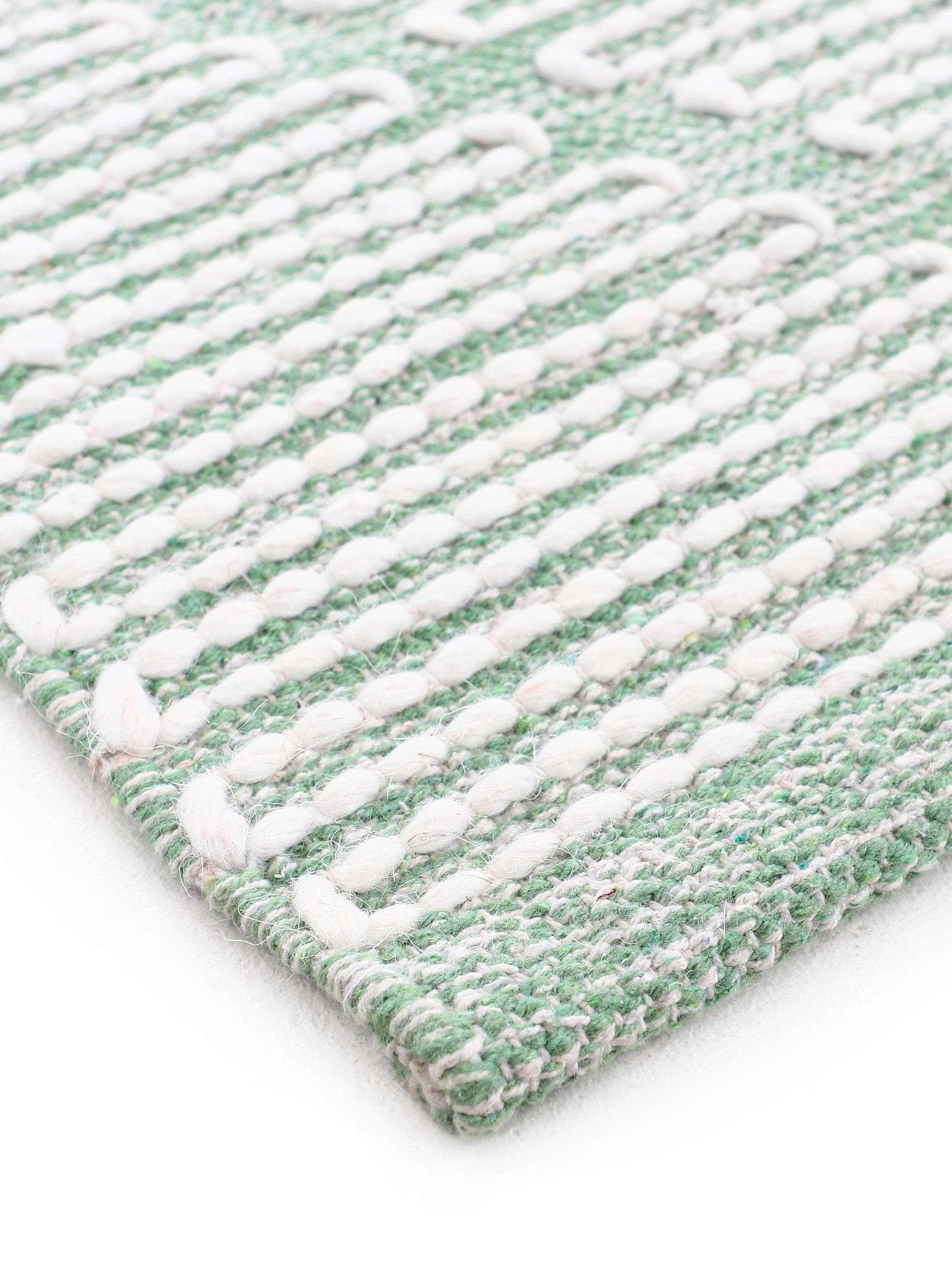 carpetfine Teppich »Kelim Durry«, rechteckig, 5 mm Höhe, Handweb, geometrisch, Hoch-Tief Effekt, handgewebt, reine Baumwolle