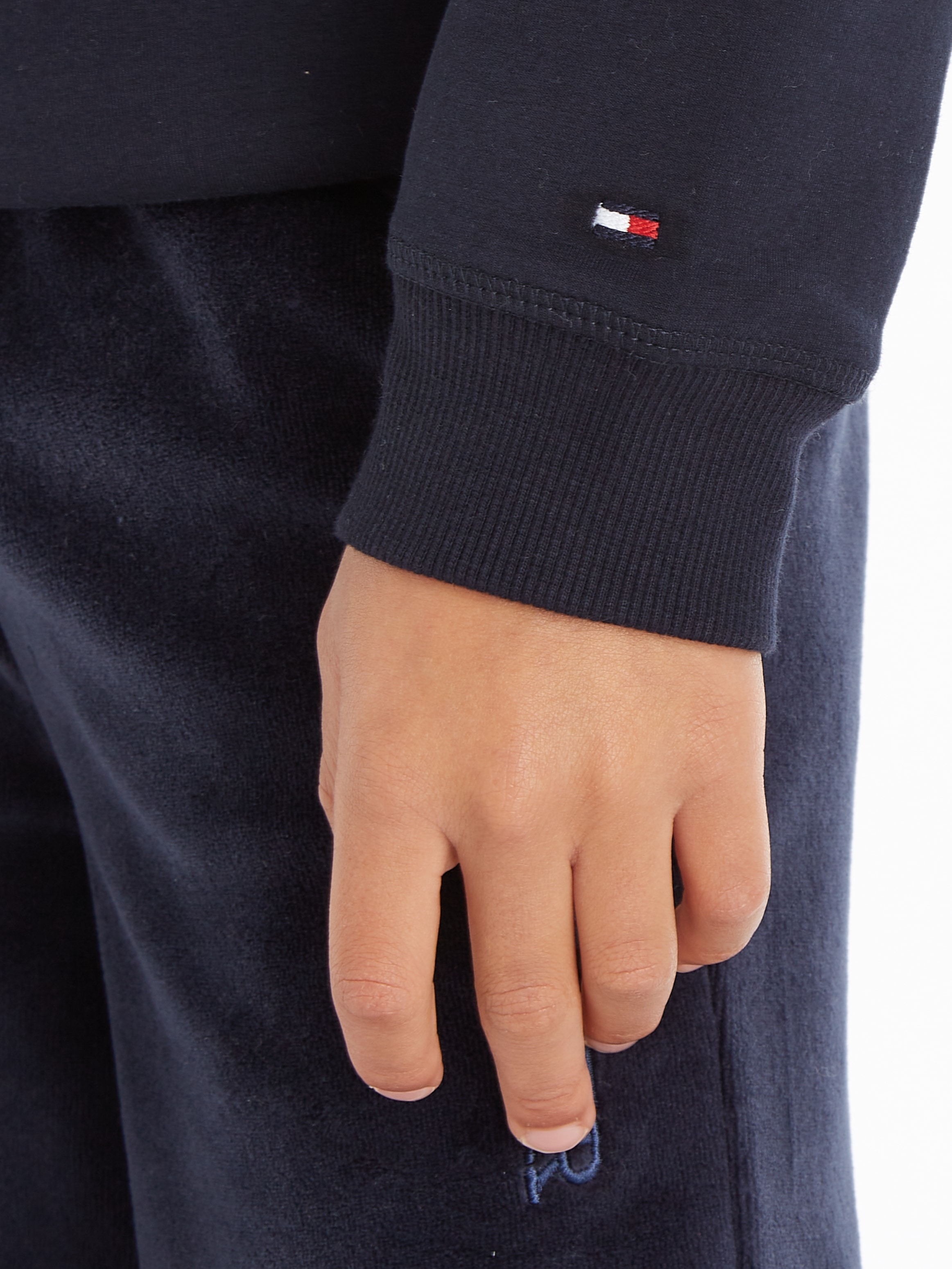 Tommy Hilfiger Sweatshirt »BOLD MONOTYPE SWEATSHIRT«, mit markantem  Hilfiger Logo-Schriftzug im Karodessin online bei
