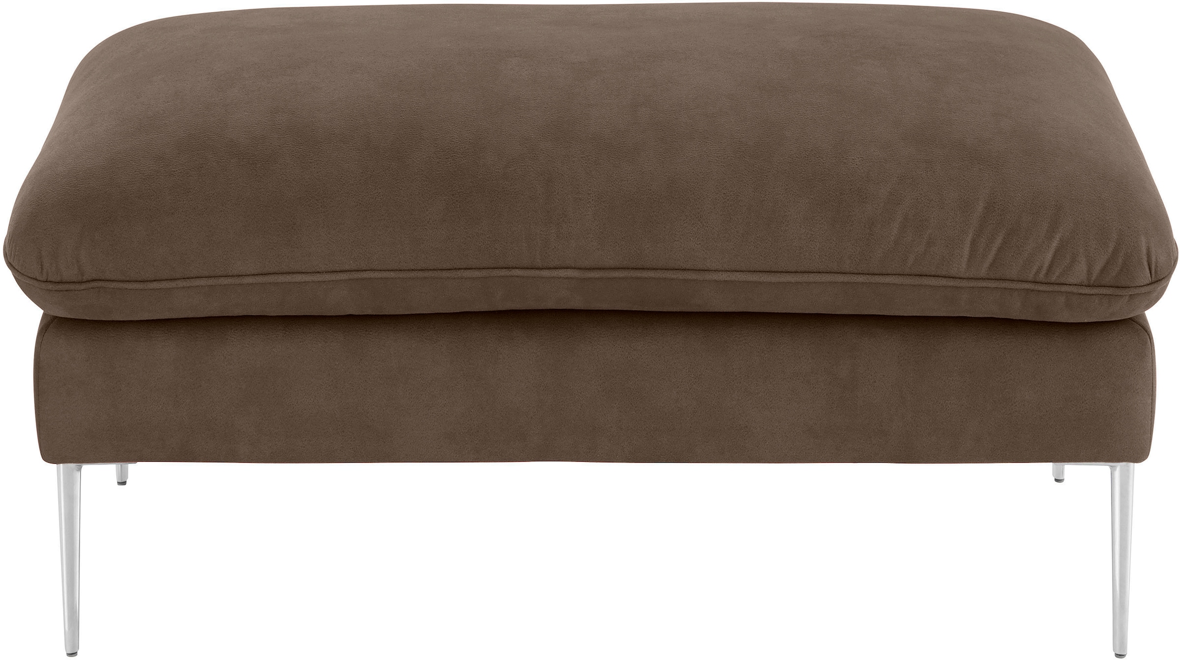 W.SCHILLIG Hocker »enjoy&MORE«, Füße Chrom glänzend, Breite 106 cm