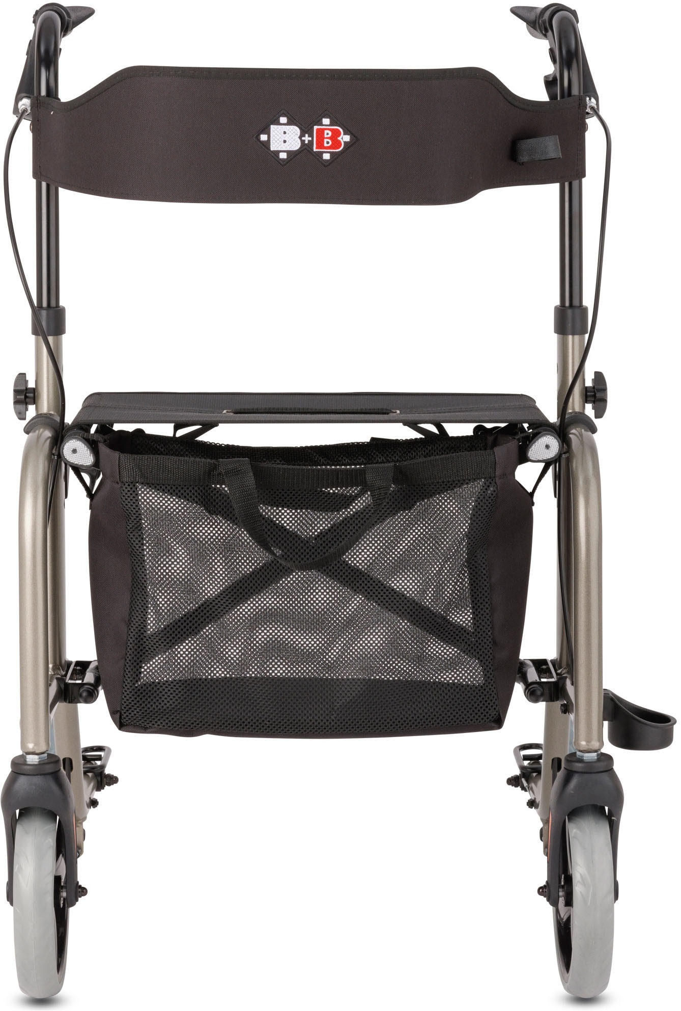 Bischoff & Bischoff Rollator »RL-Smart«, faltbar – Leichtgewicht für innen und außen mit Tasche und Stockhalter