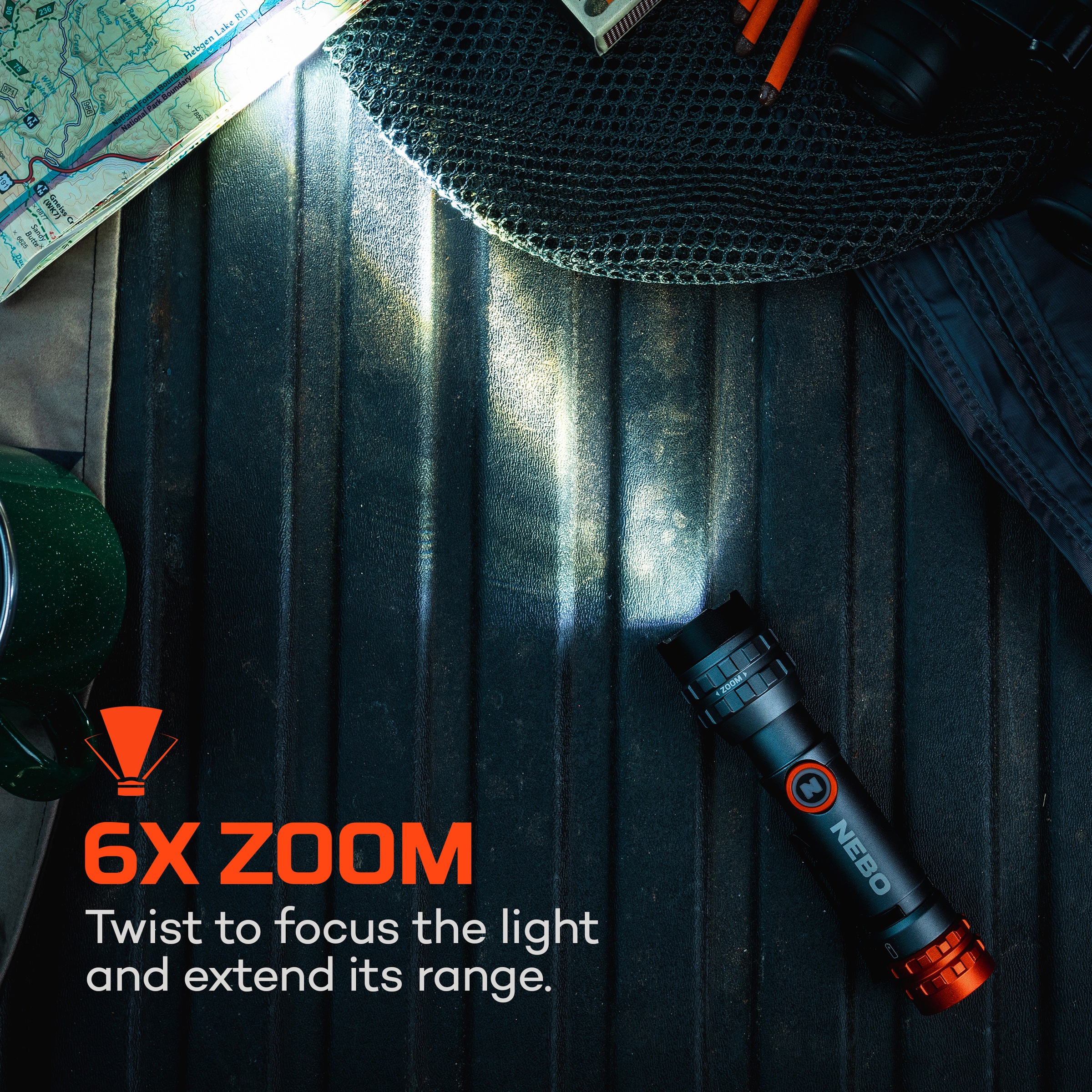 NEBO LED Taschenlampe »Nebo DAVINCI™ 450L FLEX« Set, Taschenlampe inkl. Ladekabel, 2 Stk. tlg. Flexibel mit Akku- oder Batteriebetrieb nutzbar