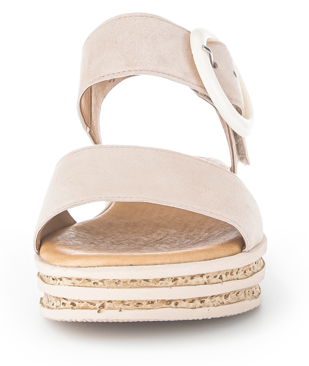 Gabor Keilsandalette  , Plateau, Sommerschuh, Sandale mit trendigem Zierschnalle