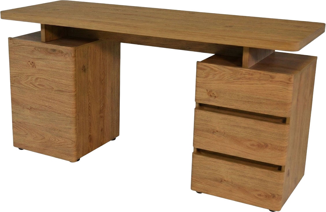 Jahnke Schreibtisch »CU-LIBRE C 250« wechselseitig montierbar, viel Stauraum, Breite 150 cm
