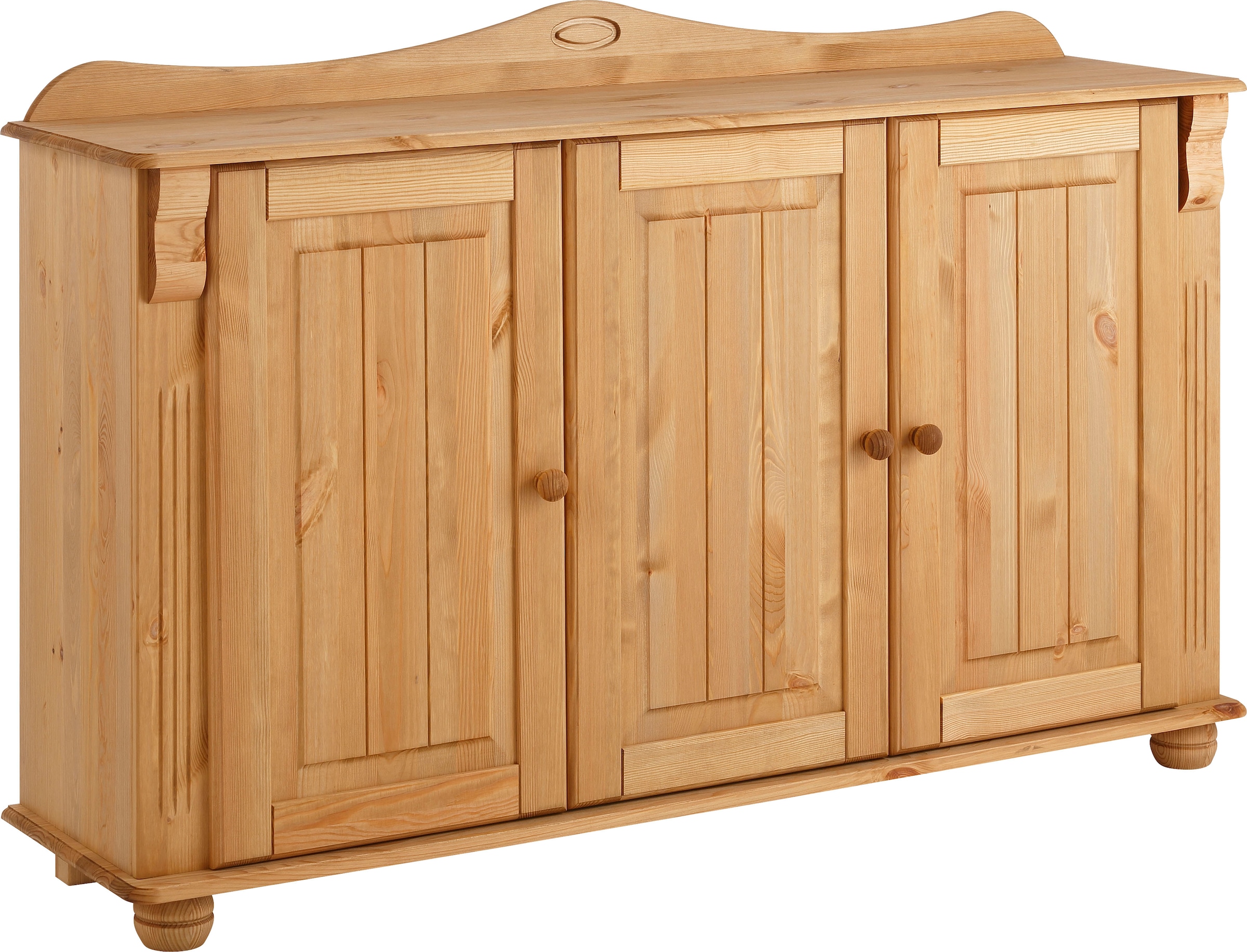 Home affaire Sideboard »Adele«, Kommode, 3-türig, Breite 130 cm, aus massiv günstig online kaufen