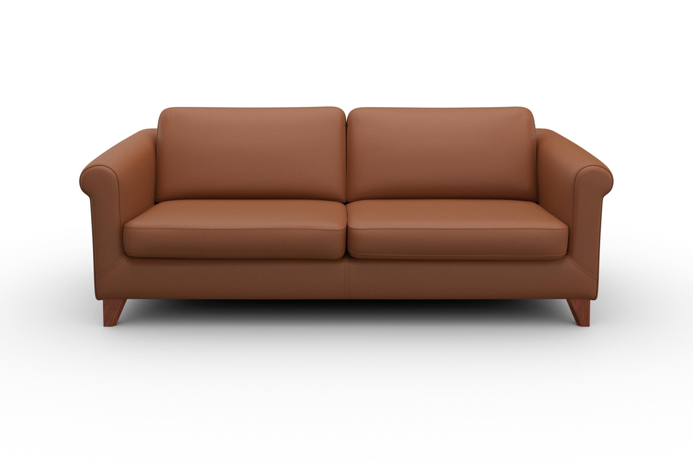 machalke® 3-Sitzer »amadeo«, Ledersofa mit geschwungenen Armlehnen, Breite 213 cm