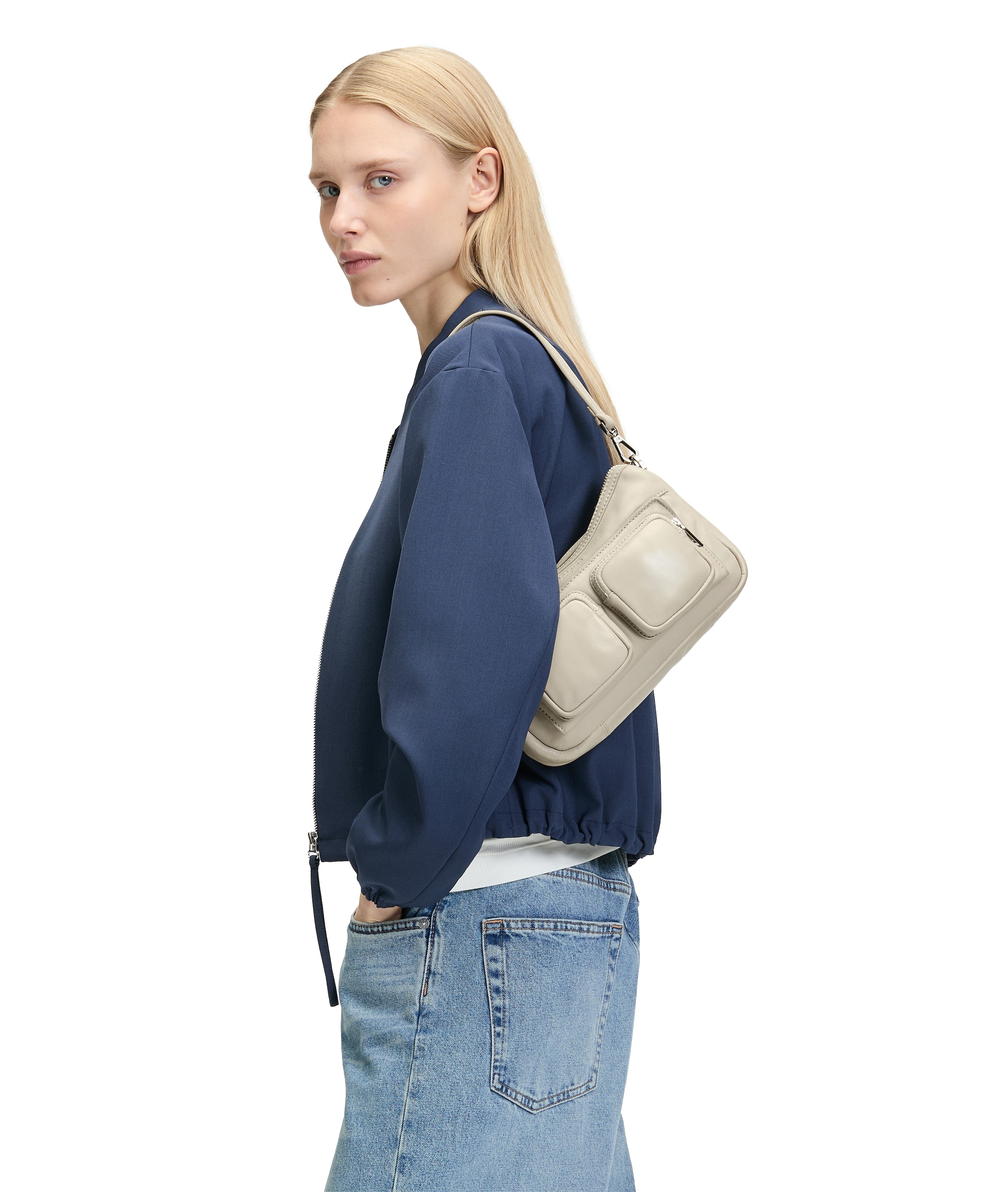 Liebeskind Berlin Hobo »Hobo MAIA SHEEP NATURAL«, Henkeltasche, Schultertasche, Handtasche Damen