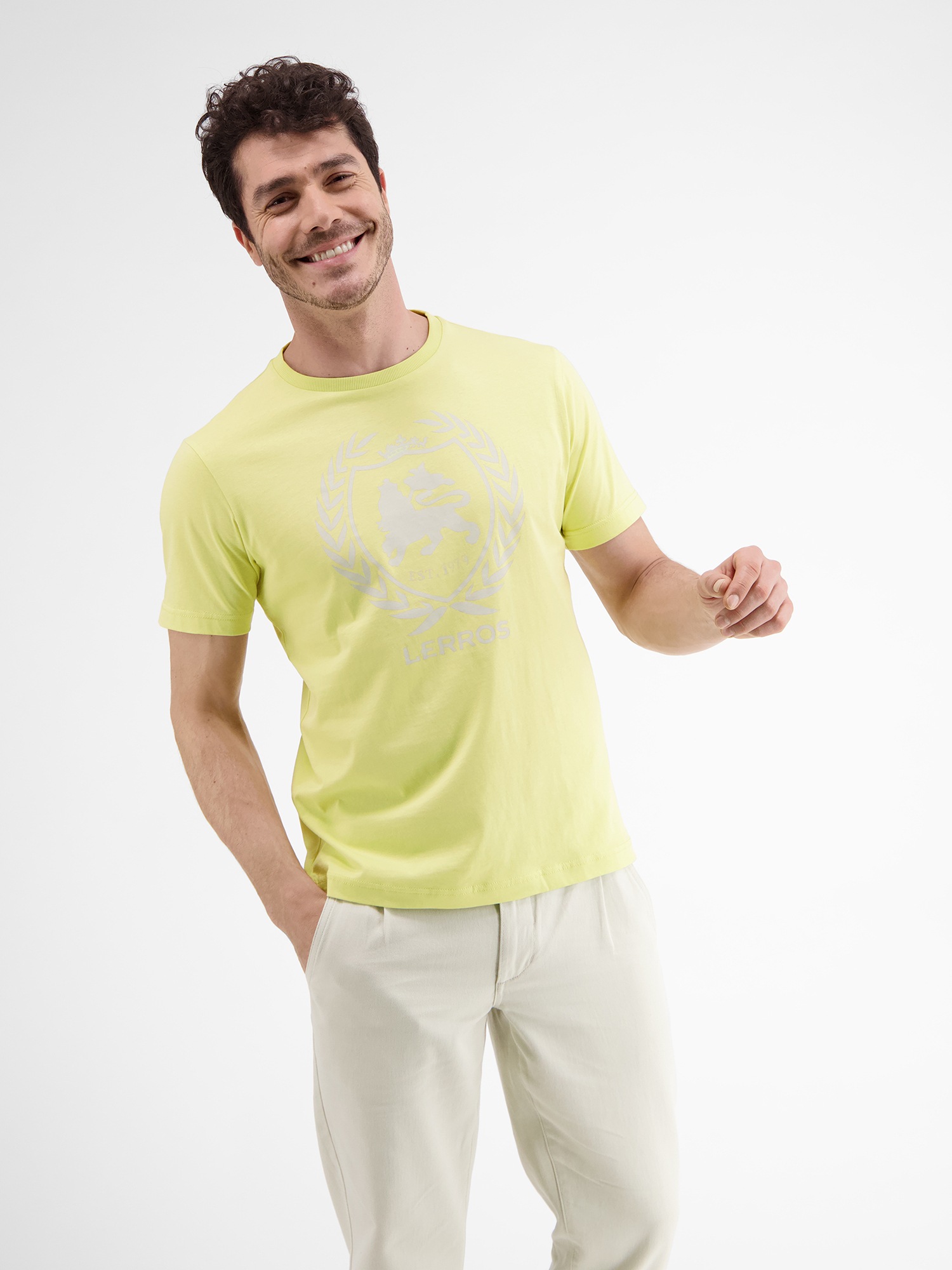 LERROS T-Shirt »LERROS T-Shirt, Logoprint«