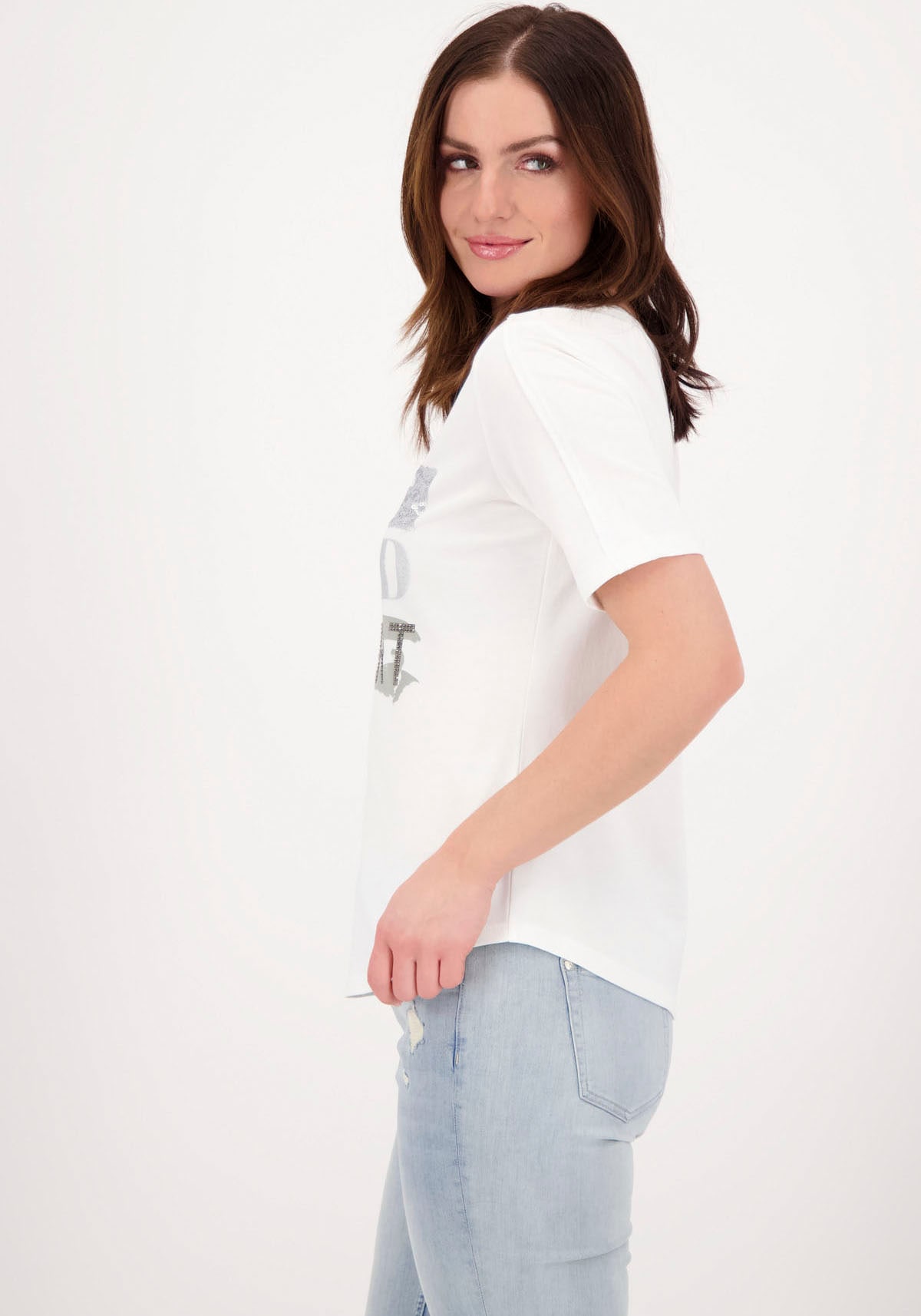 Monari Rundhalsshirt, mit Frontprint online bestellen | T-Shirts
