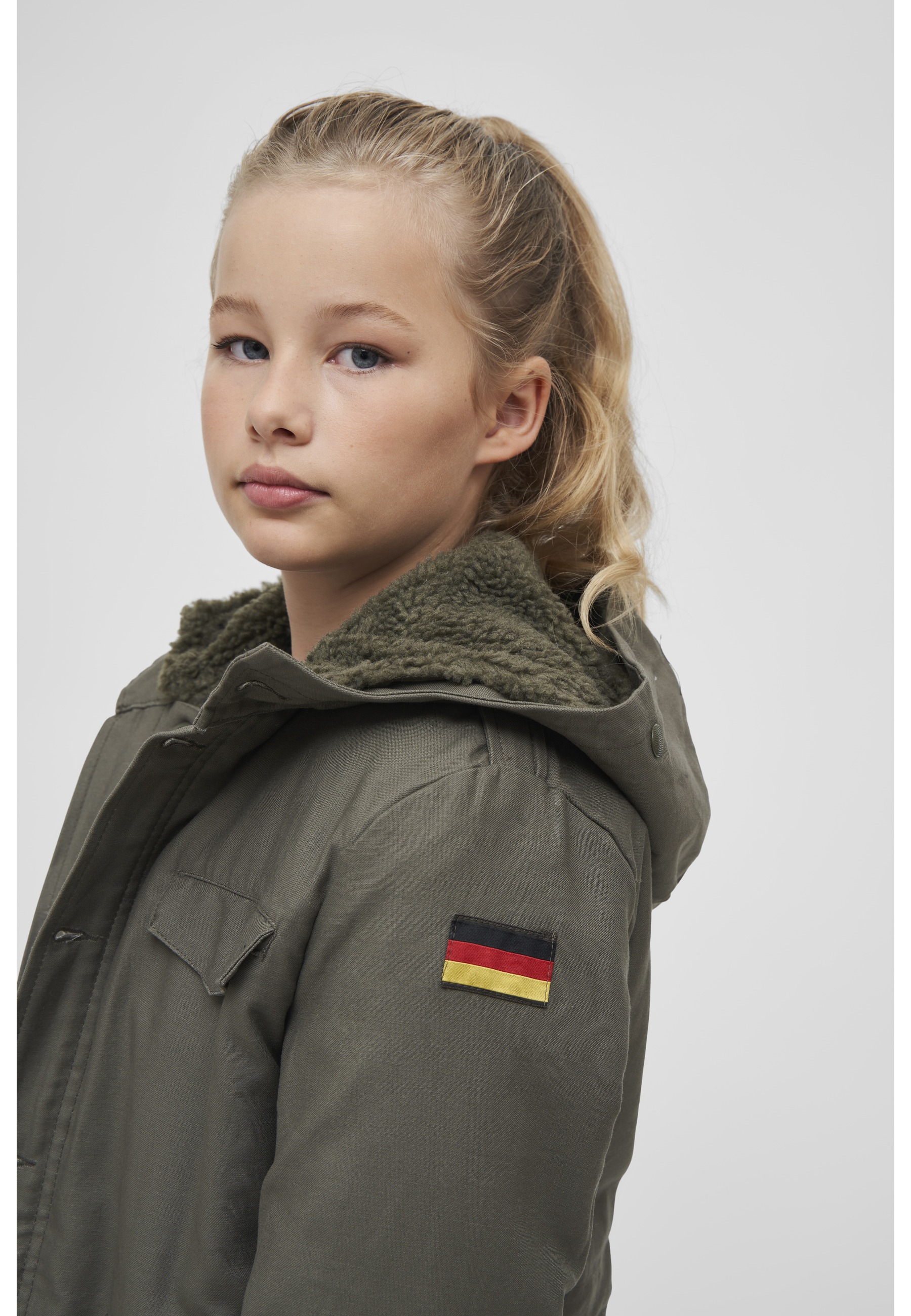 Brandit Parka »Brandit Herren Kids BW Parka« 1 Stk. tlg. mit Kapuze