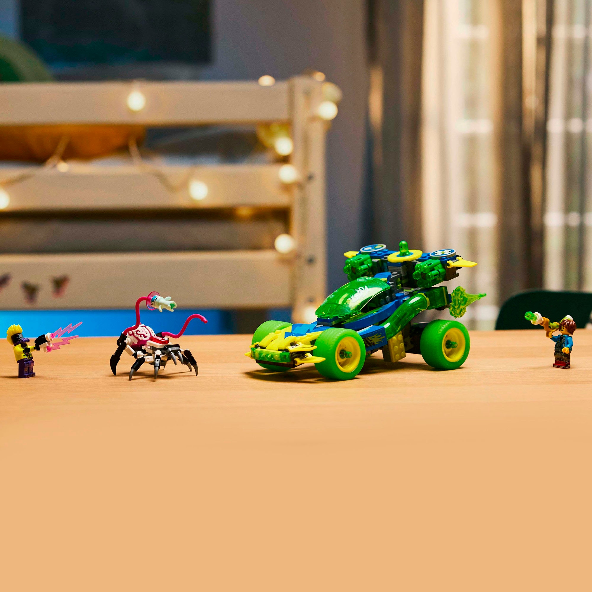 LEGO® Konstruktionsspielsteine »Mateo mit dem Z-Blob Action-Rennwagen (71491), LEGO DREAMZzz«, (485 St.), Made in Europe