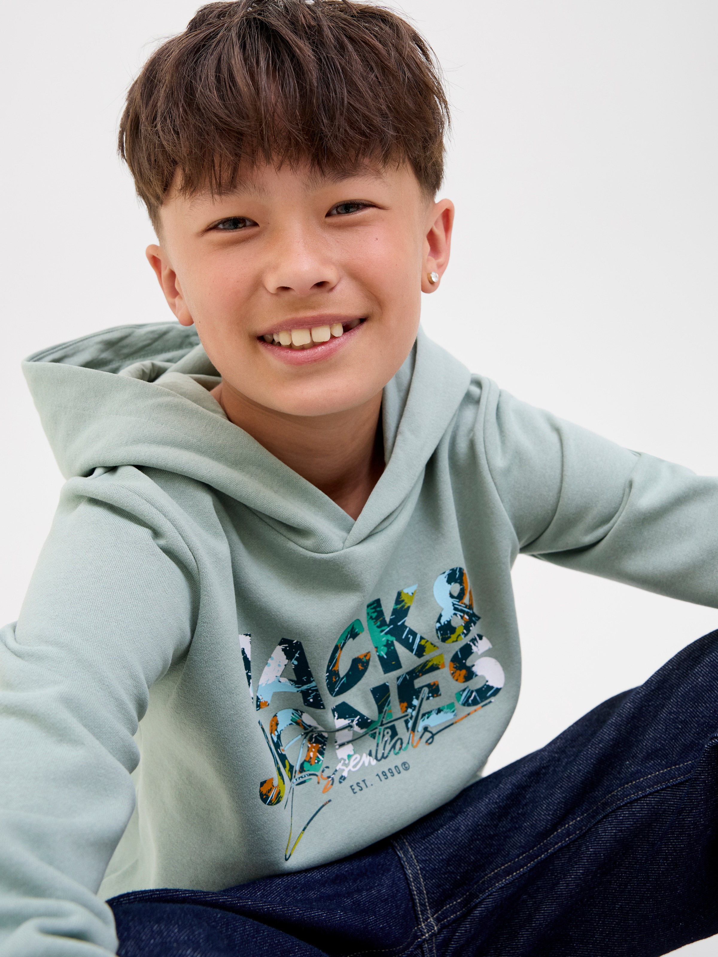 Jack & Jones Junior Kapuzensweatshirt »JJGEPLAS SWEAT HOOD JNR«