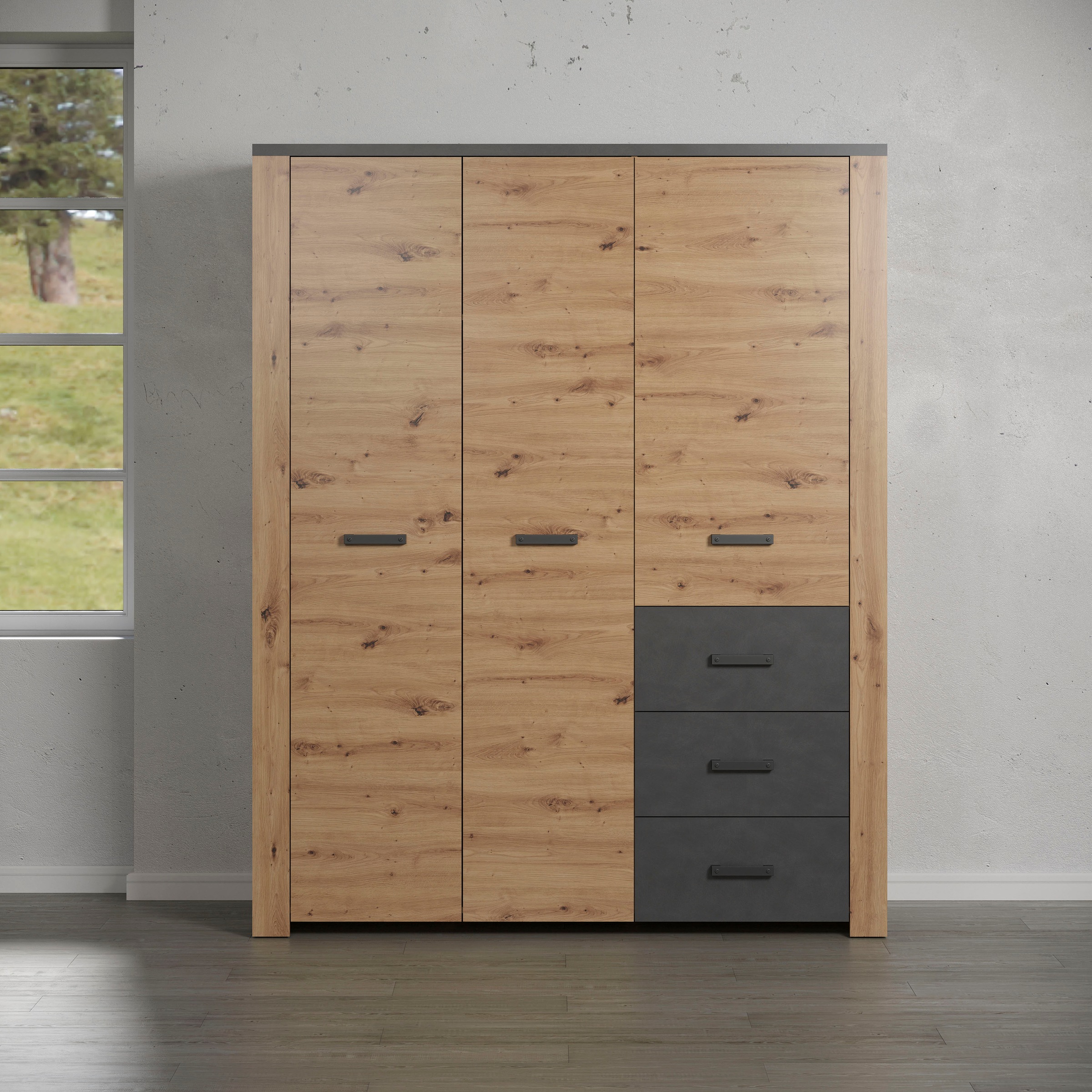 Home affaire Kleiderschrank »Ambres«, (1 St.)