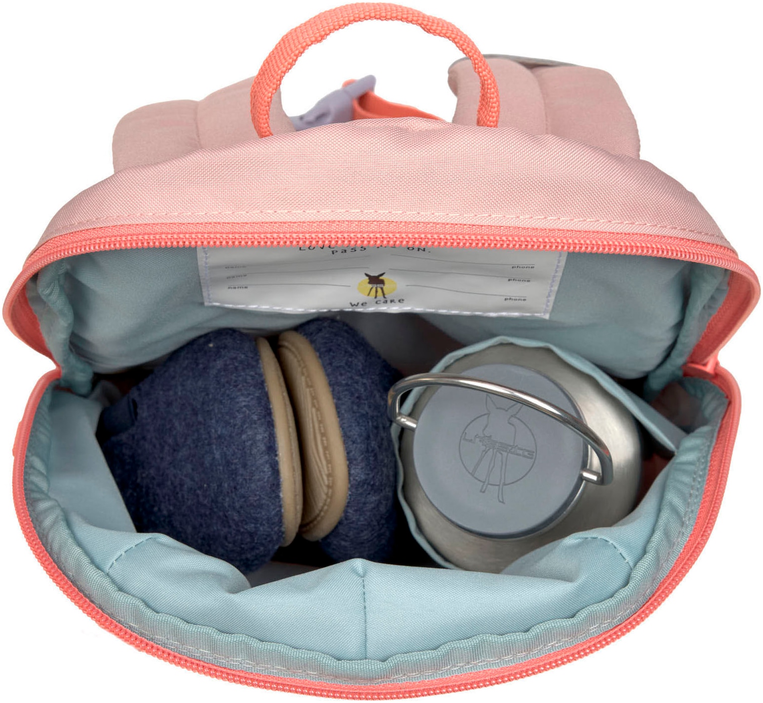LÄSSIG Kinderrucksack »Tiny Backpack Outdoor Sunshine peach«