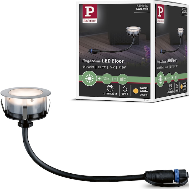 Paulmann LED Einbauleuchte »Plug & Shine«, 1 flammig-flammig, LED-Modul,  IP65 3000K 24V auf Rechnung kaufen