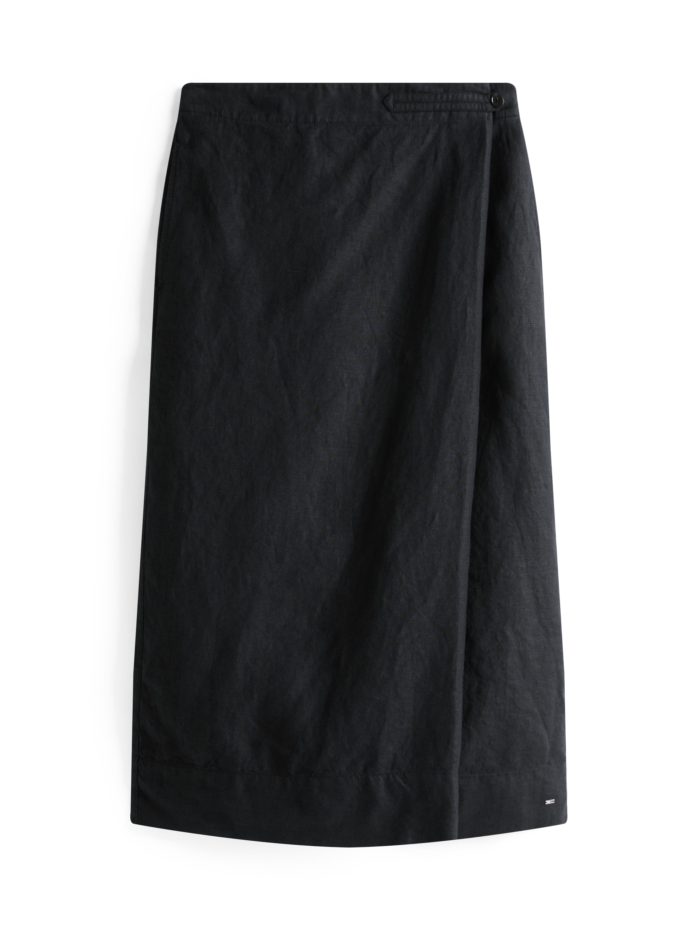 Tommy Hilfiger Wickelrock »ESS LINEN KNEE WRAP SKIRT«