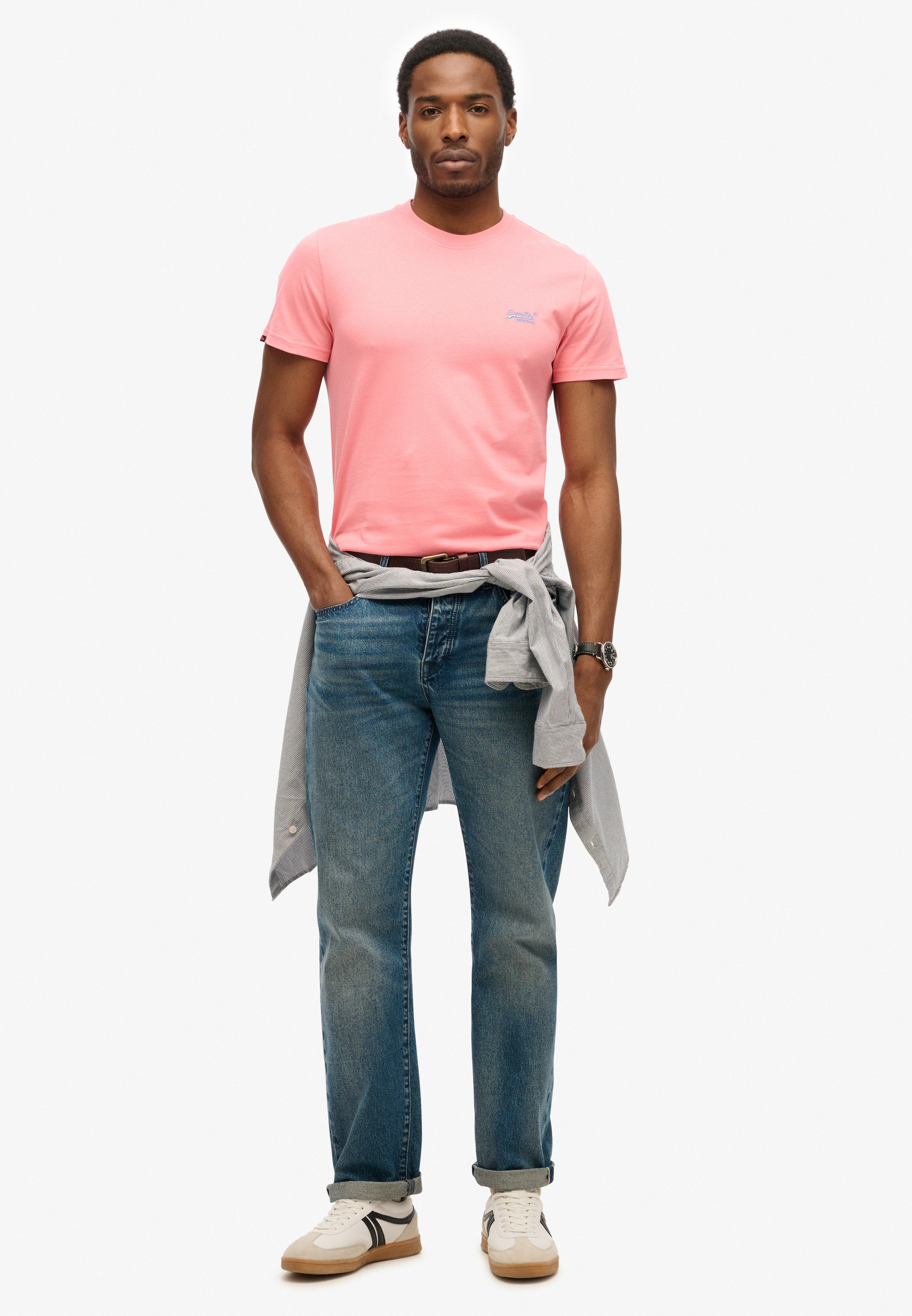 Superdry Rundhalsshirt »ESSENTIAL LOGO EMB TEE«