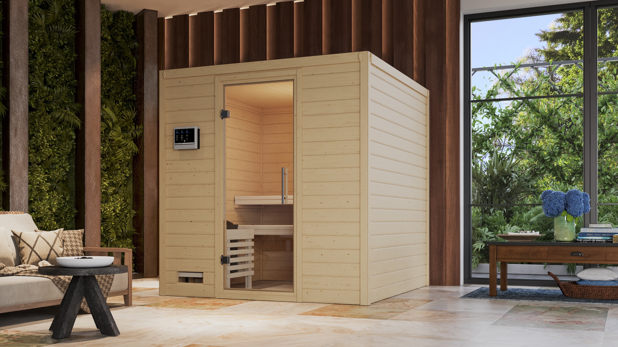 Karibu Sauna »Menja«, ohne Ofen