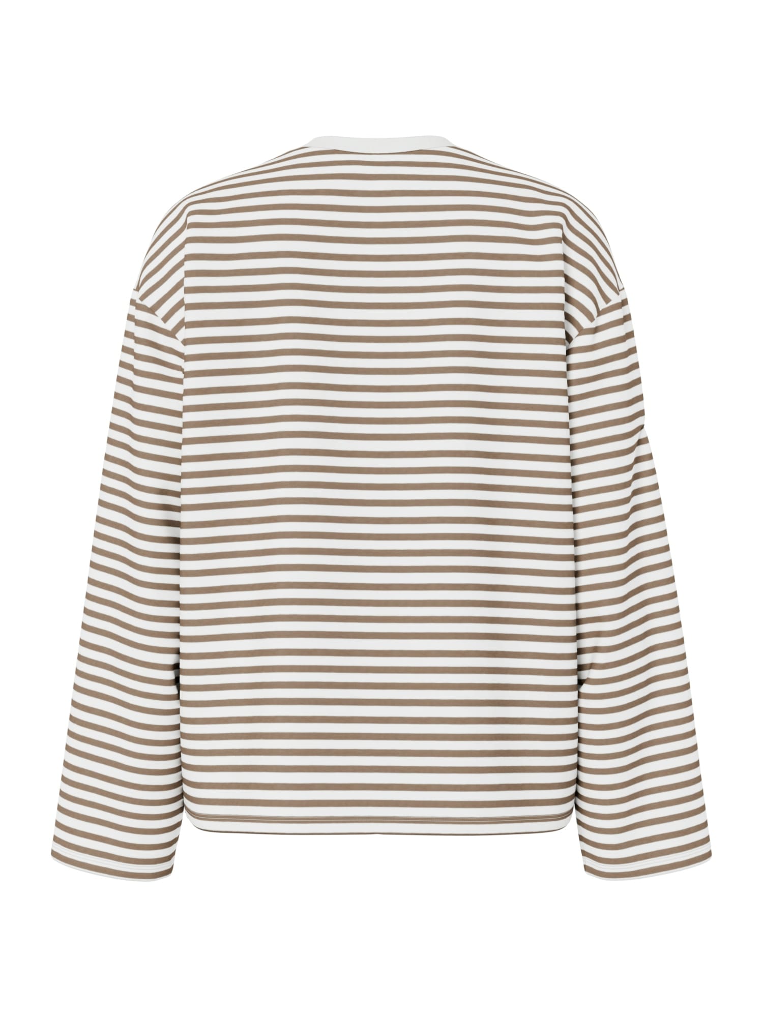 pieces Langarmshirt »PCSADIE LS TOP JRS NOOS« Baumwollmischung, oversize