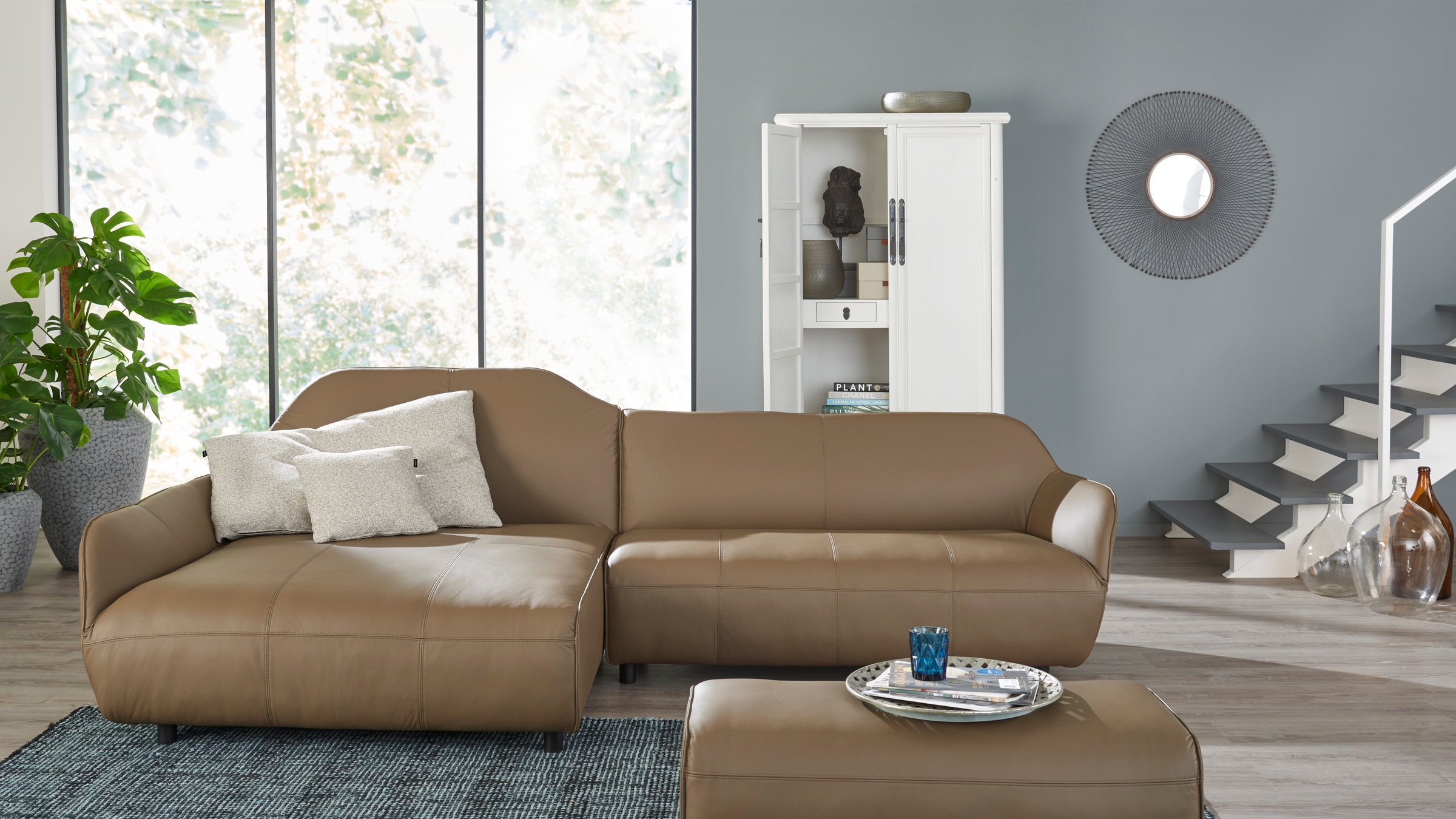 Creation BY ROLF BENZ Ecksofa »CR.480, Designecksofa, L-Form«, Wahlweise au günstig online kaufen
